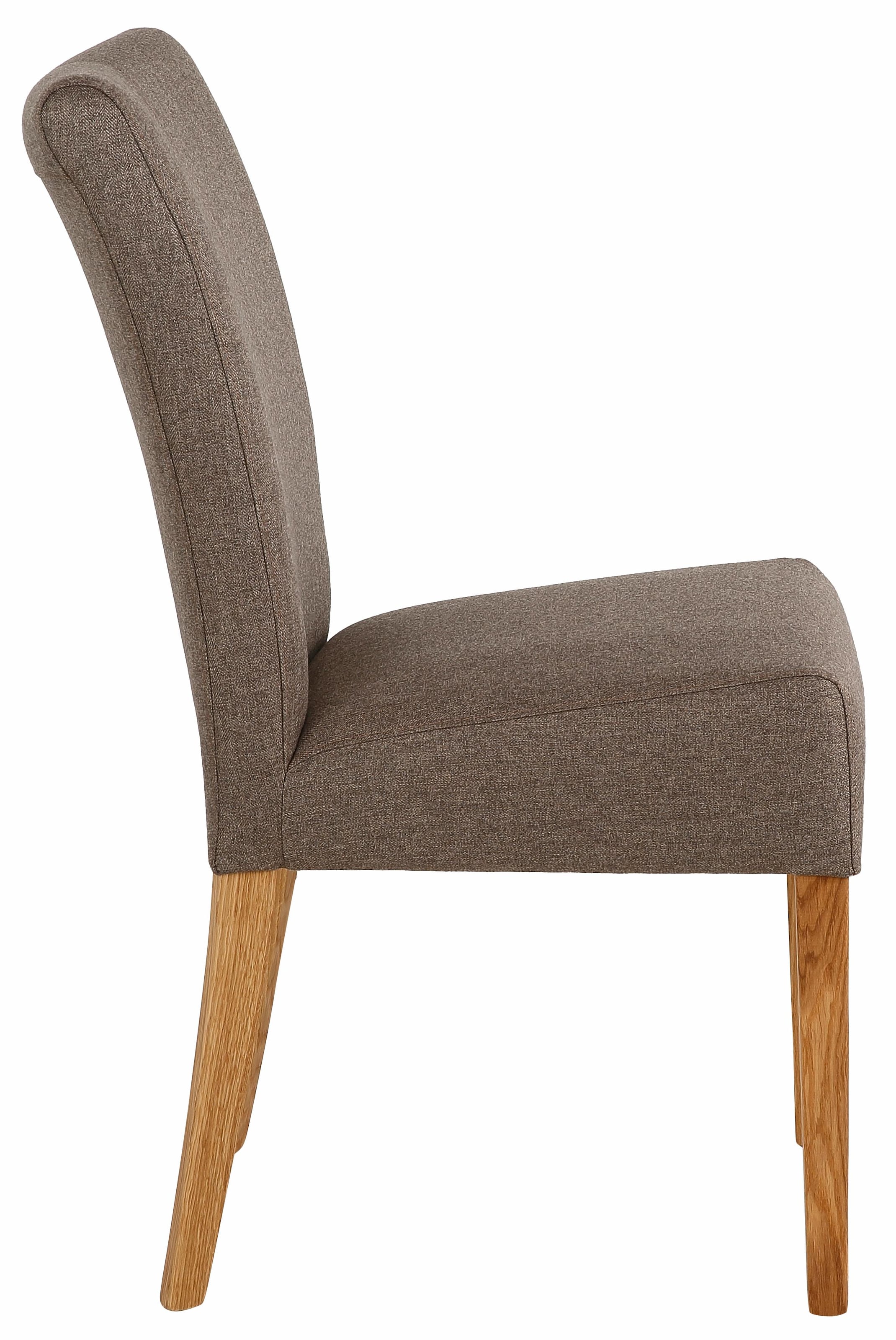 Home affaire Esszimmerstuhl »Queen Polsterstuhl BESTSELLER«, (Set), 4 St., Webstoff, verschiedene Bezüge, Gestell Massivholz