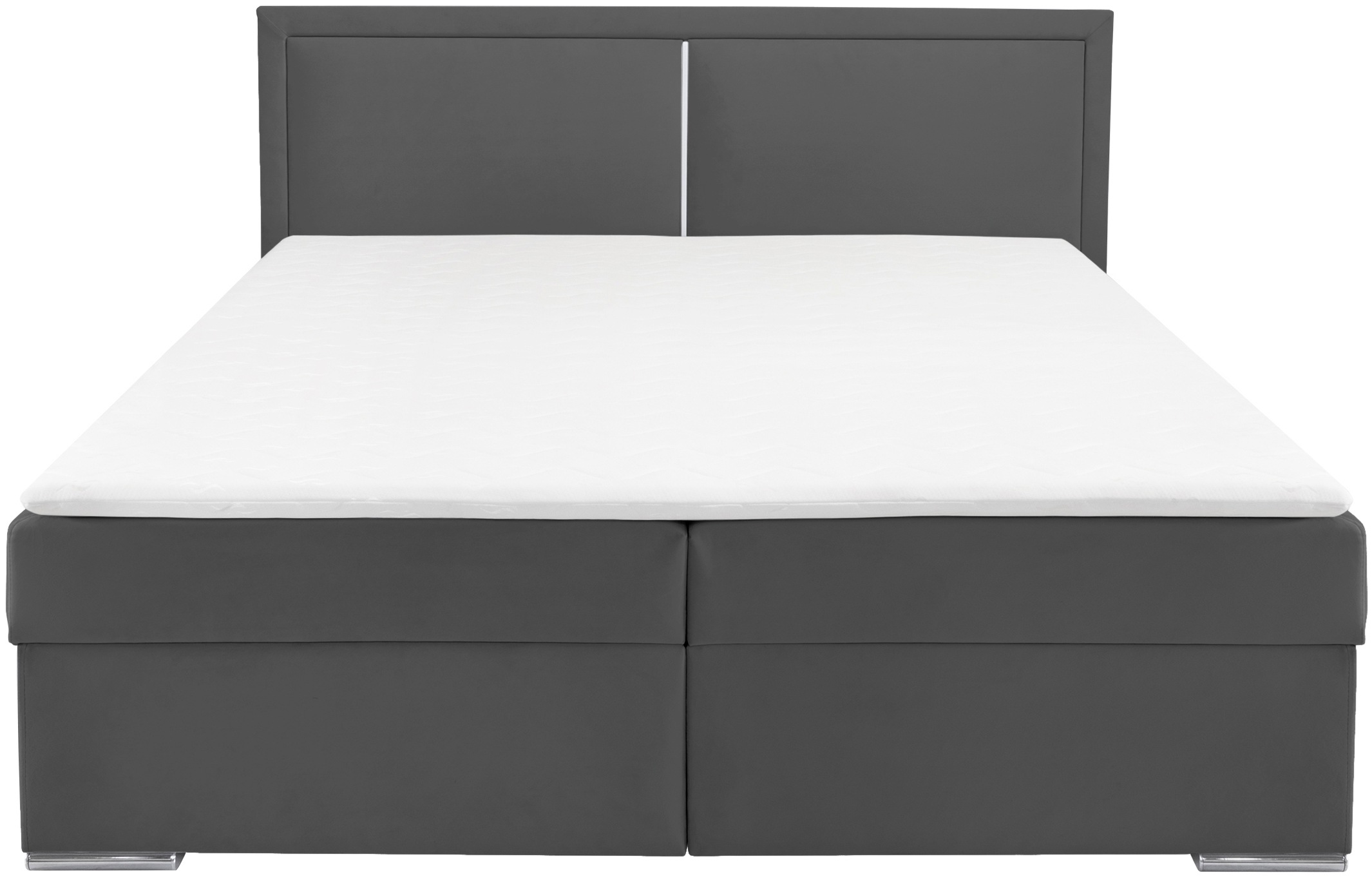 COLLECTION AB Boxbett »Athena«, Inkl. LED-Beleuchtung, Topper und Stauraum