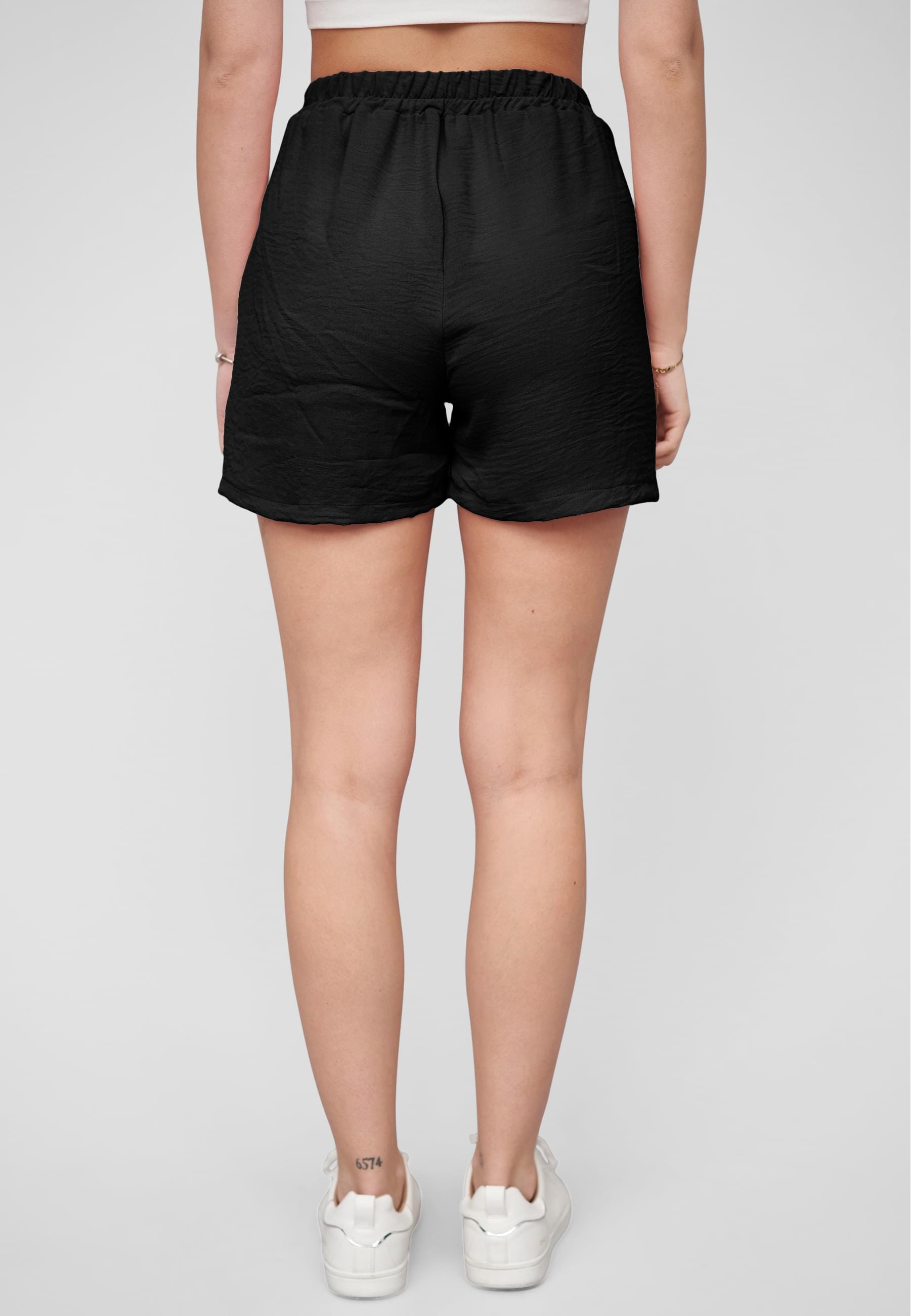 CLOUD 5IVE Shorts »CLOUD 5IVE Musselin Shorts with tie belt«, (1 tlg.)
