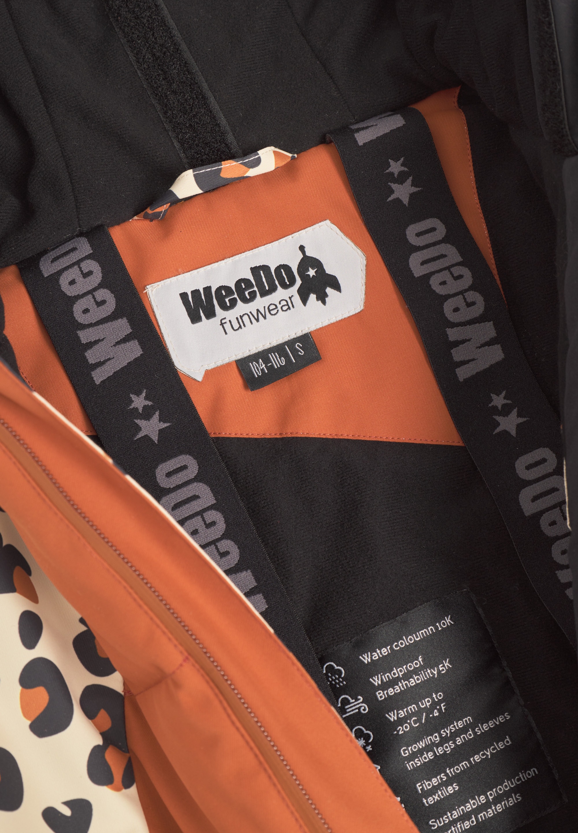WeeDo Schneeoverall »CHEetAHDO 25«, Mitwachsender Schneeanzug