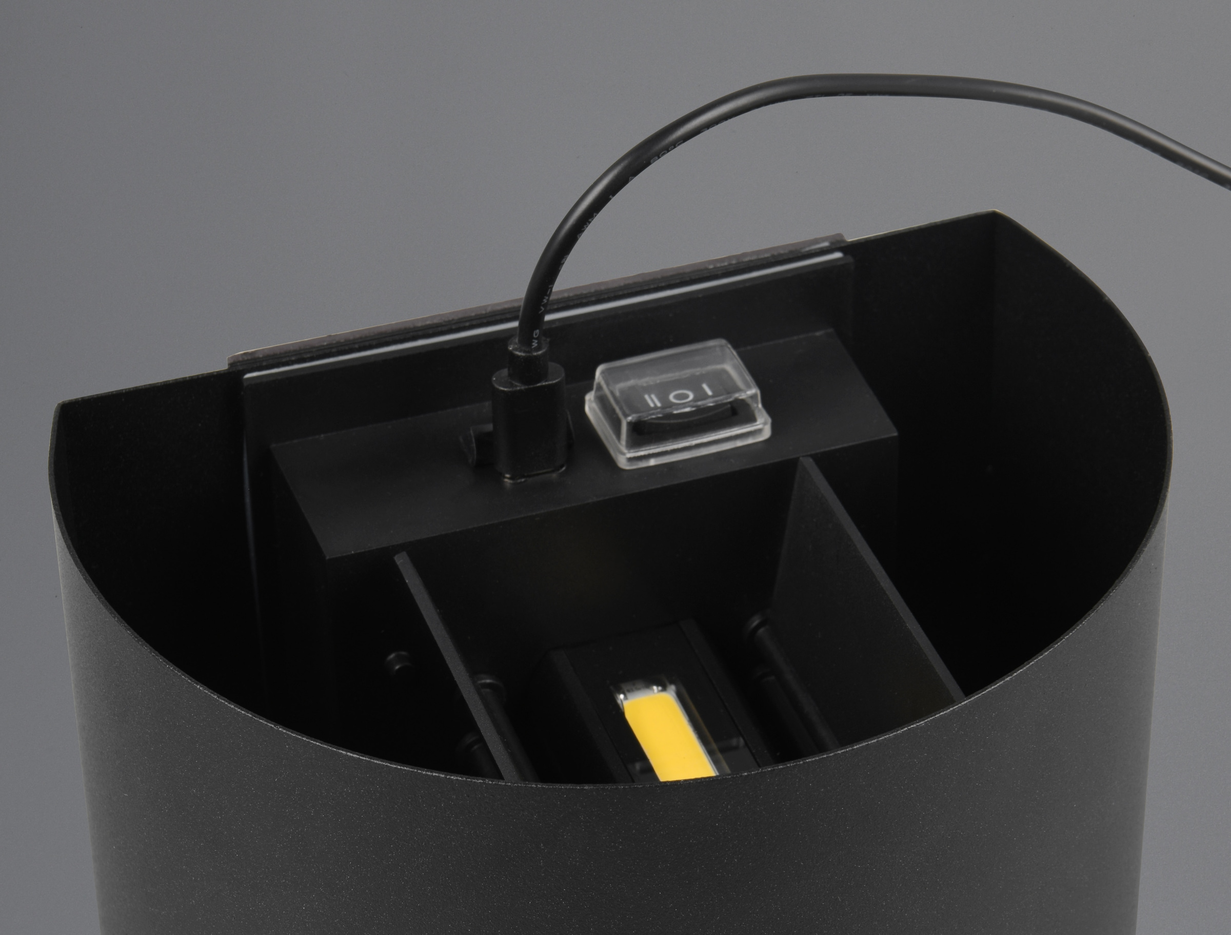REALITY Leuchten LED Wandleuchte »TALENT, LED Wandlampe mit Magnet Wandhalterung, up-and-down Licht IP44«, 2 flammig, Leuchtmittel LED-Board | LED fest integriert, Bewegungsmelder Dämmerungssensor Akkubetrieb USB-Anschluss Schalter