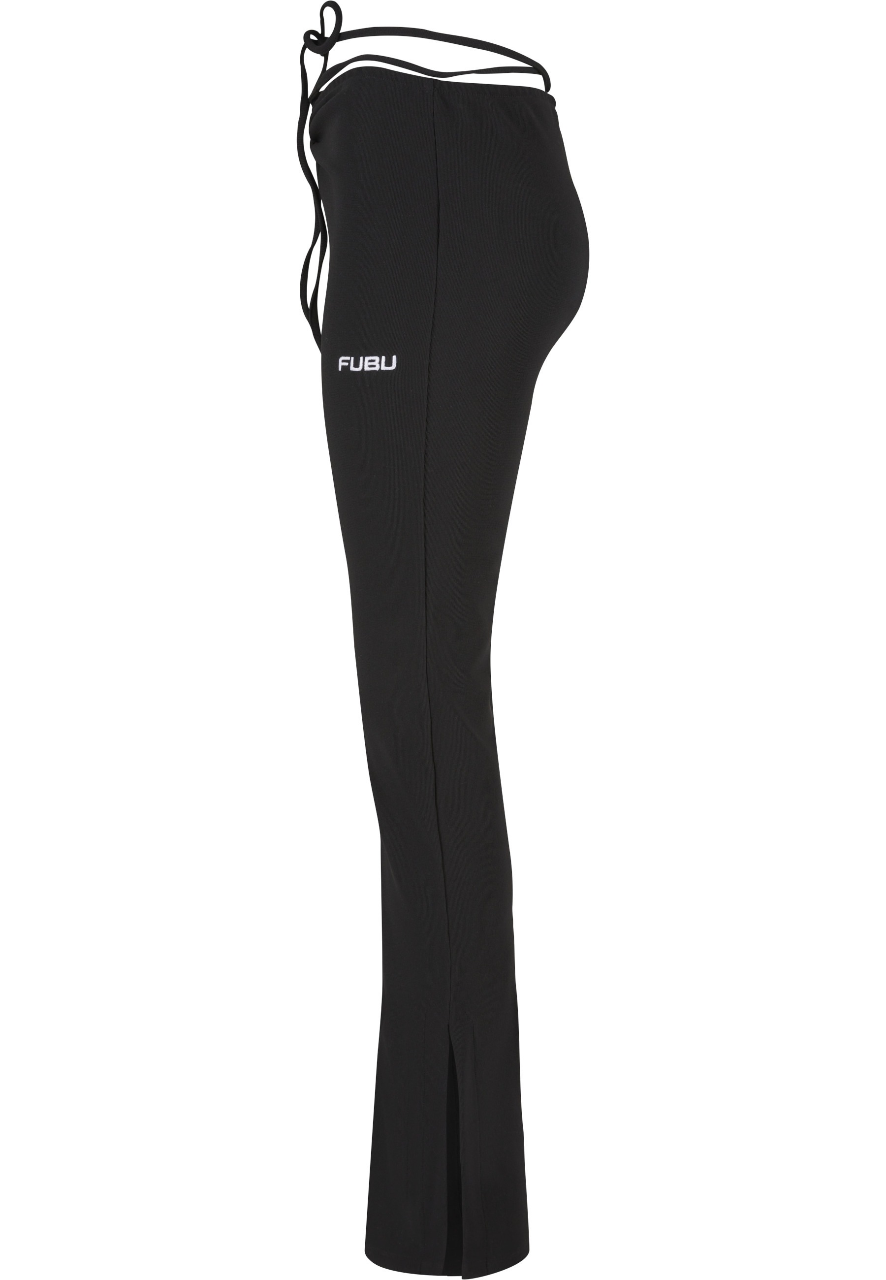 Fubu Stoffhose »Fubu Damen FW221-028-1 Corporate Slit Wide Leg Pants«