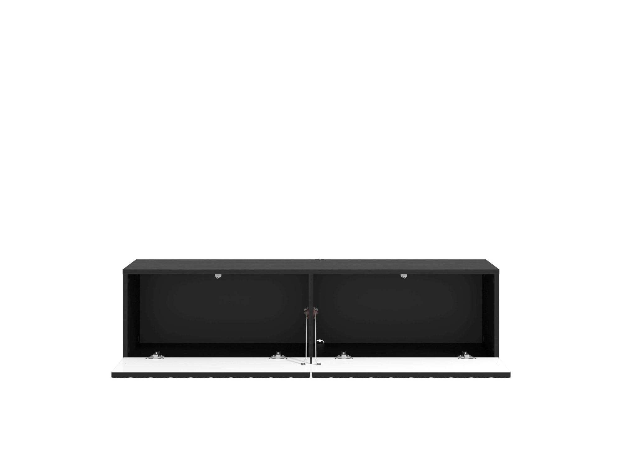 INOSIGN Lowboard »Antibes TV-Lowboard, Breite 192/154/128 cm, TV-Schrank«, TV-Kommode, 3D-Fronten, Push-To-Open-Funktion, Wandmontage