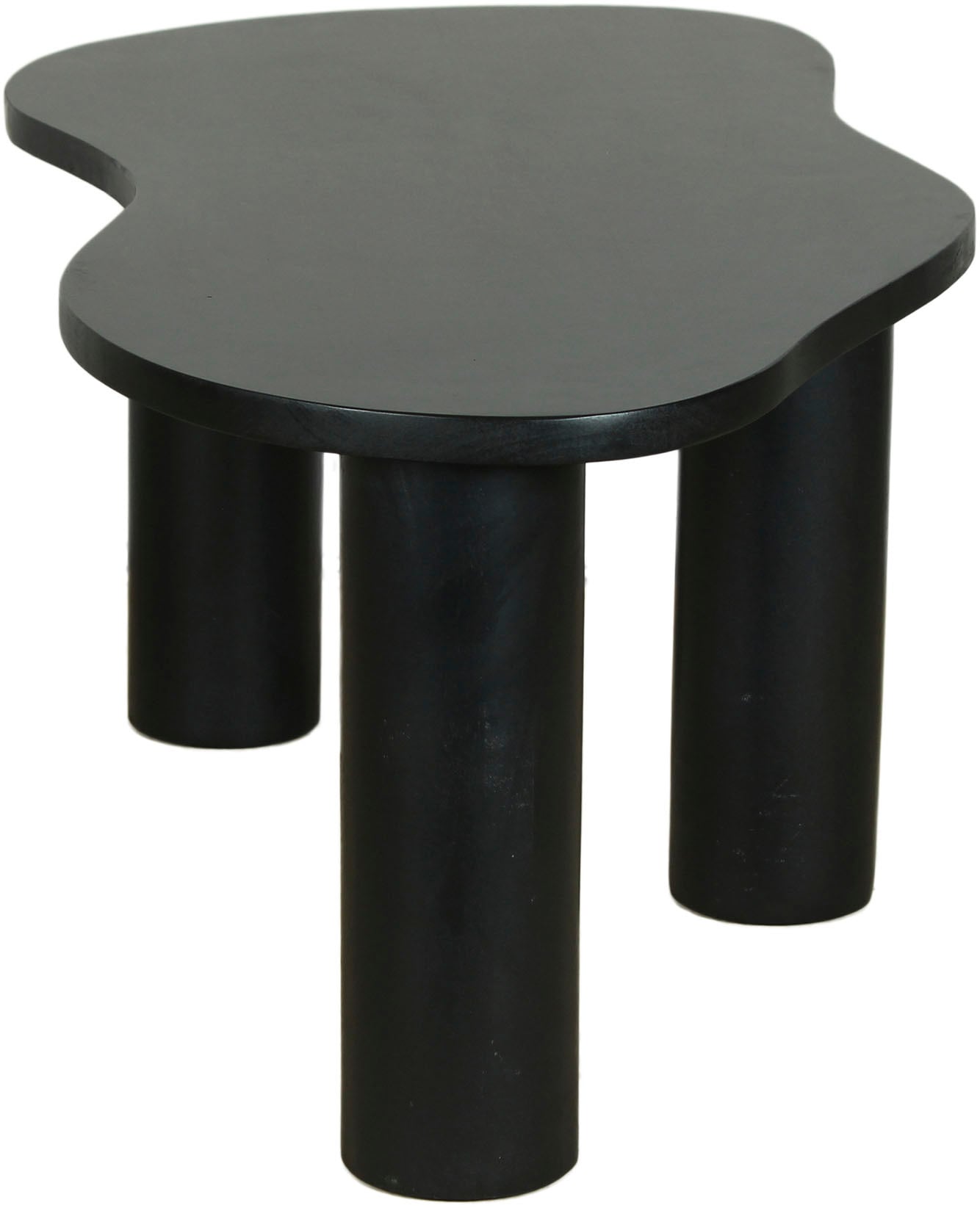 byLIVING Couchtisch »ETHAN« Tischplatte und Gestell Akazie natur oder schwarz, Tischbein: 13 cm