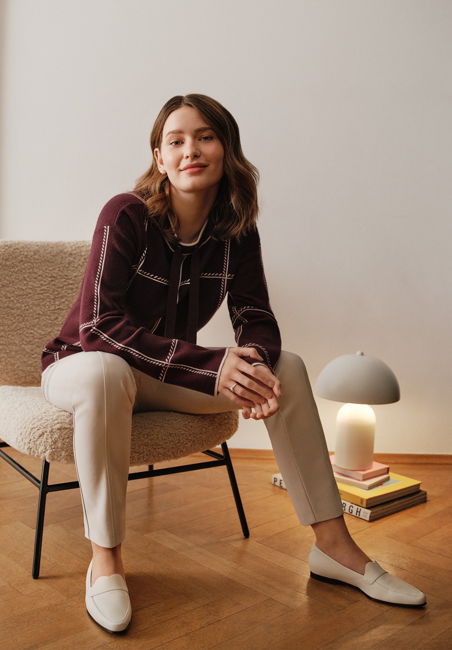 Betty Barclay Strickpullover »Betty Barclay Damen Strickpullover kariert«, (1 tlg.), Jacquard