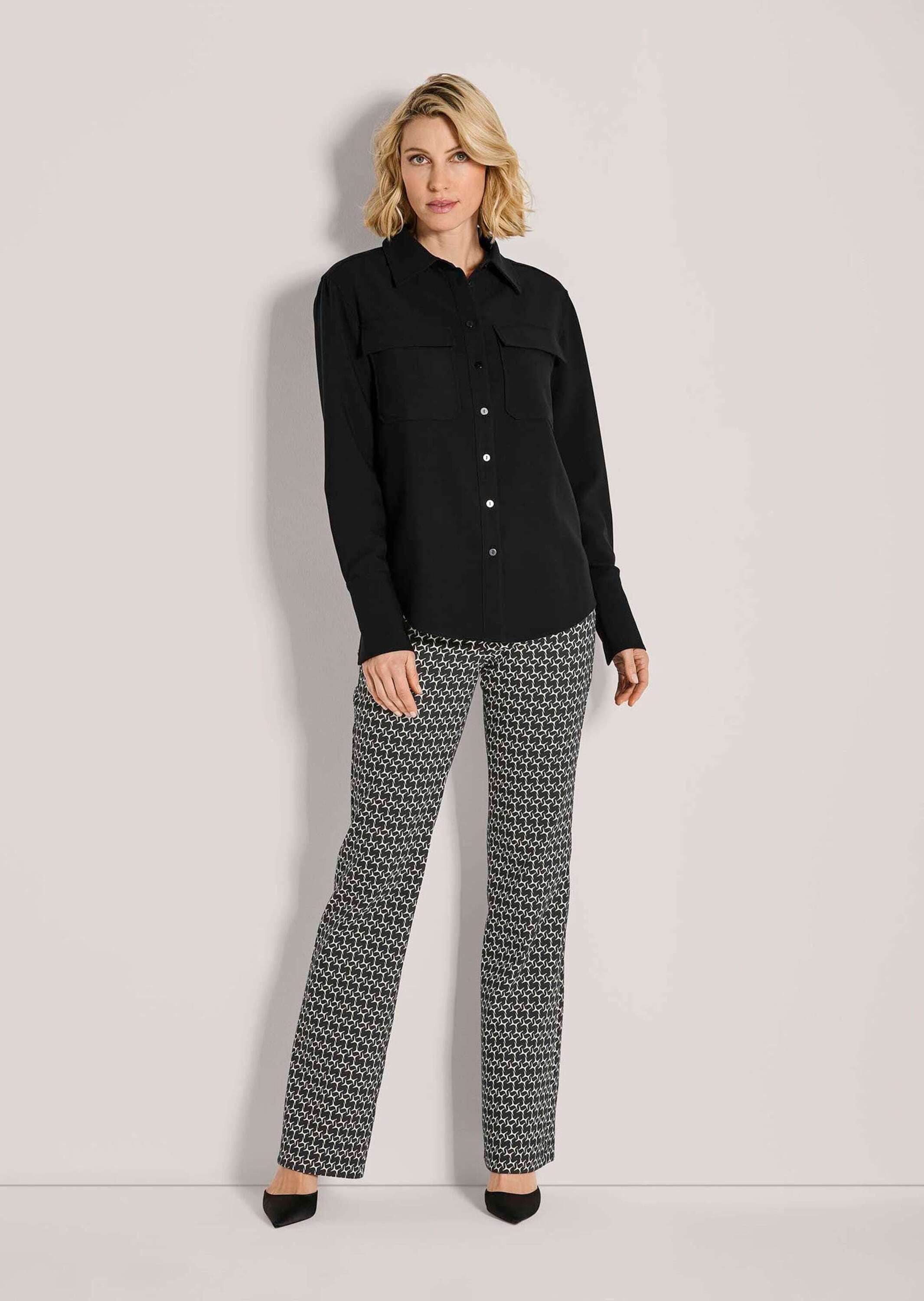 MADELEINE Hemdbluse »Hemdbluse Elegante Bluse mit Hemdkragen«