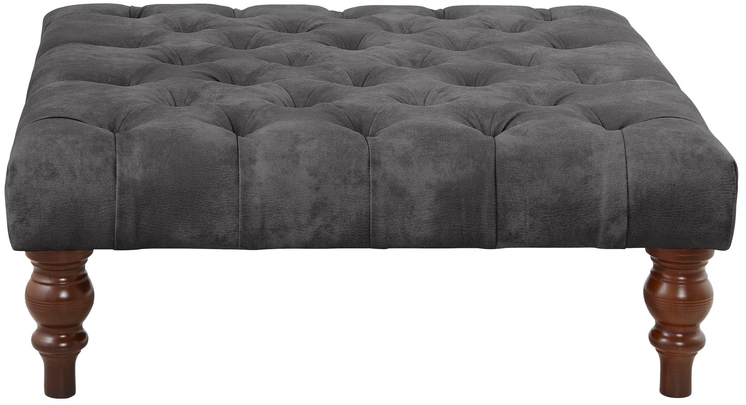 Home affaire Polsterhocker »Chesterfield«, mit Knopfheftung, auch in Leder