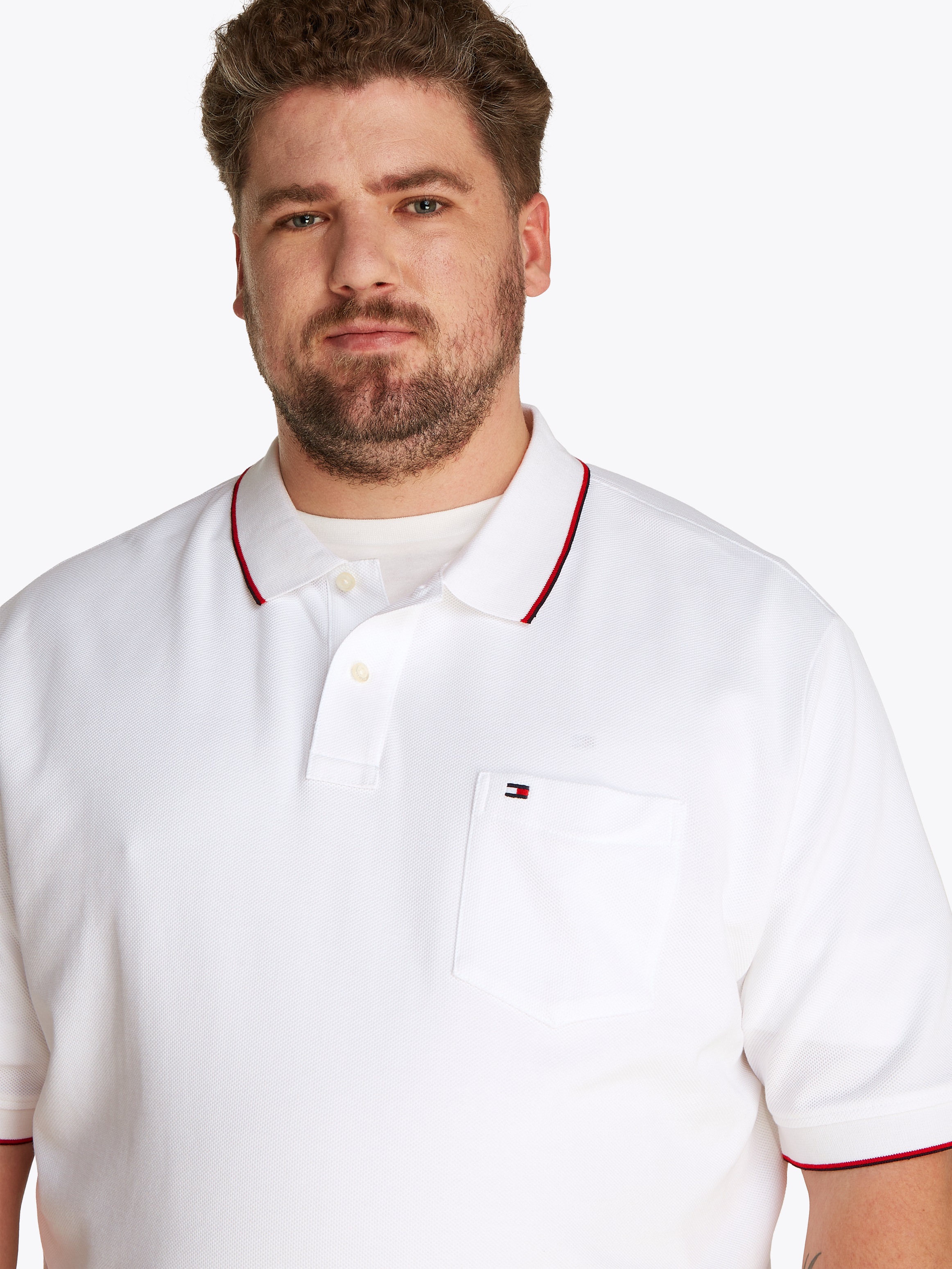 Tommy Hilfiger Big & Tall Poloshirt »BT-POCKET CLASSIC FIT POLO-B«, Große Größen