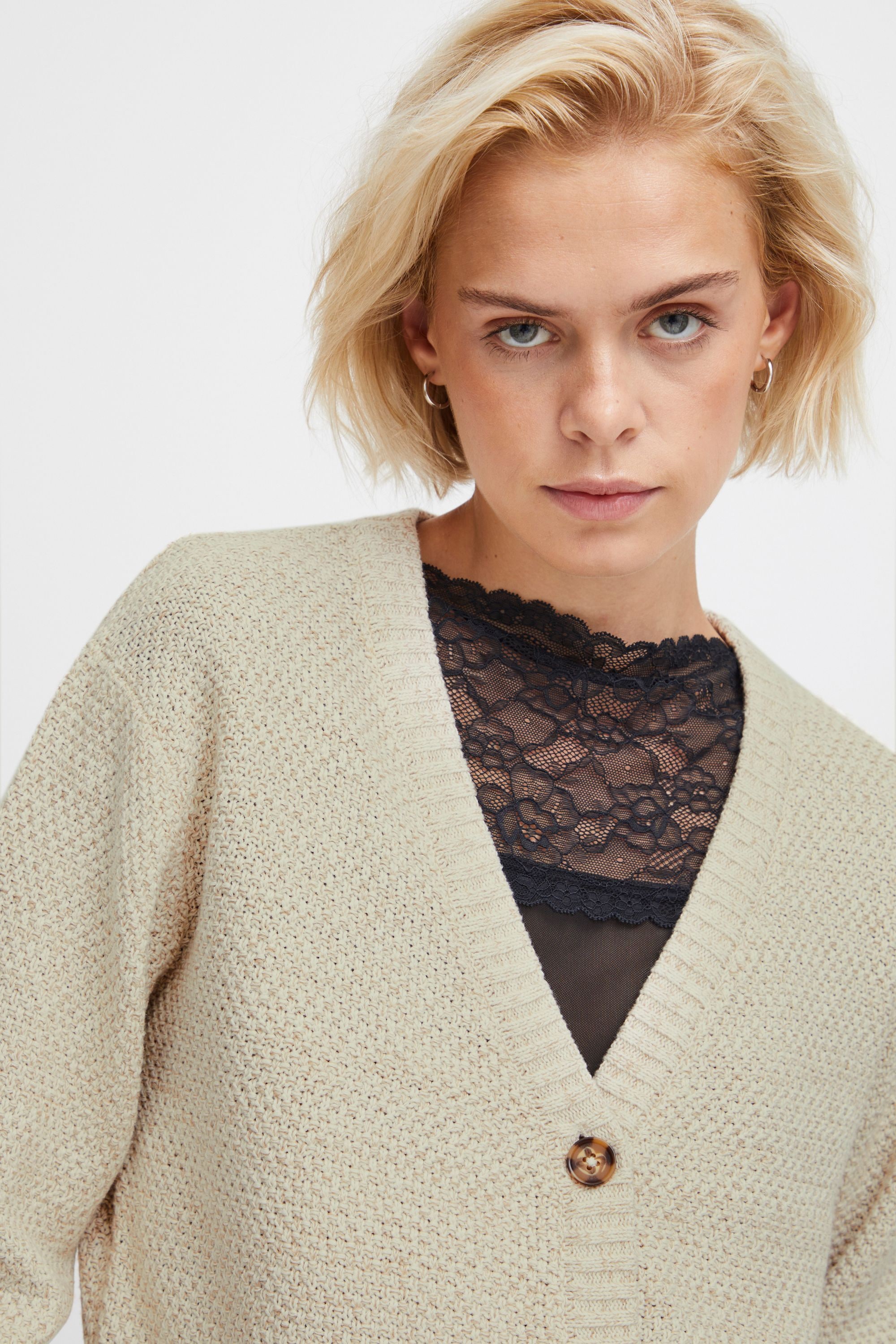 Ichi Strickjacke »Strickjacke IHNoelle«