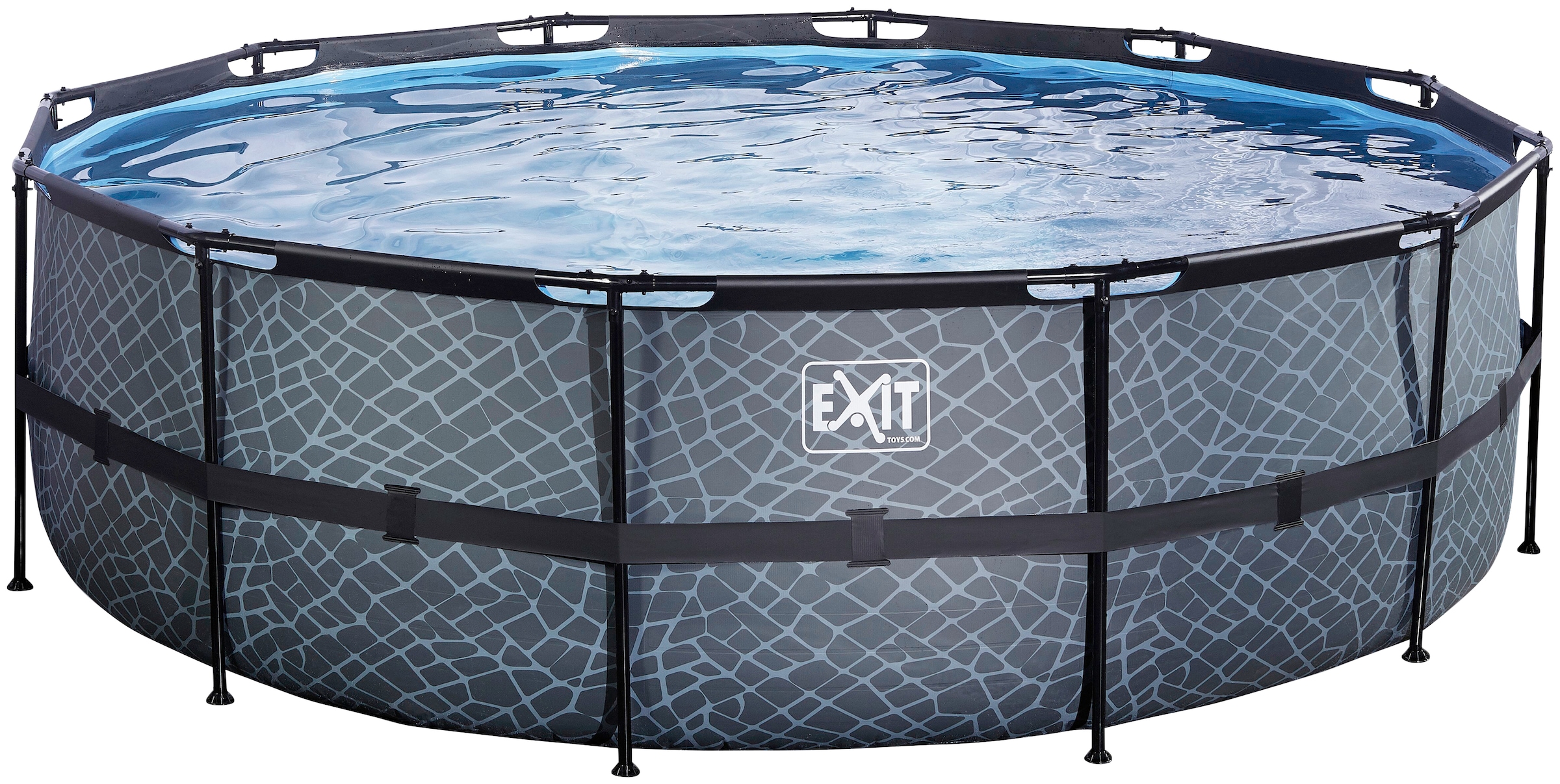 EXIT Framepool, (Set), ØxH: 450x122 cm, mit Kartuschenfilter