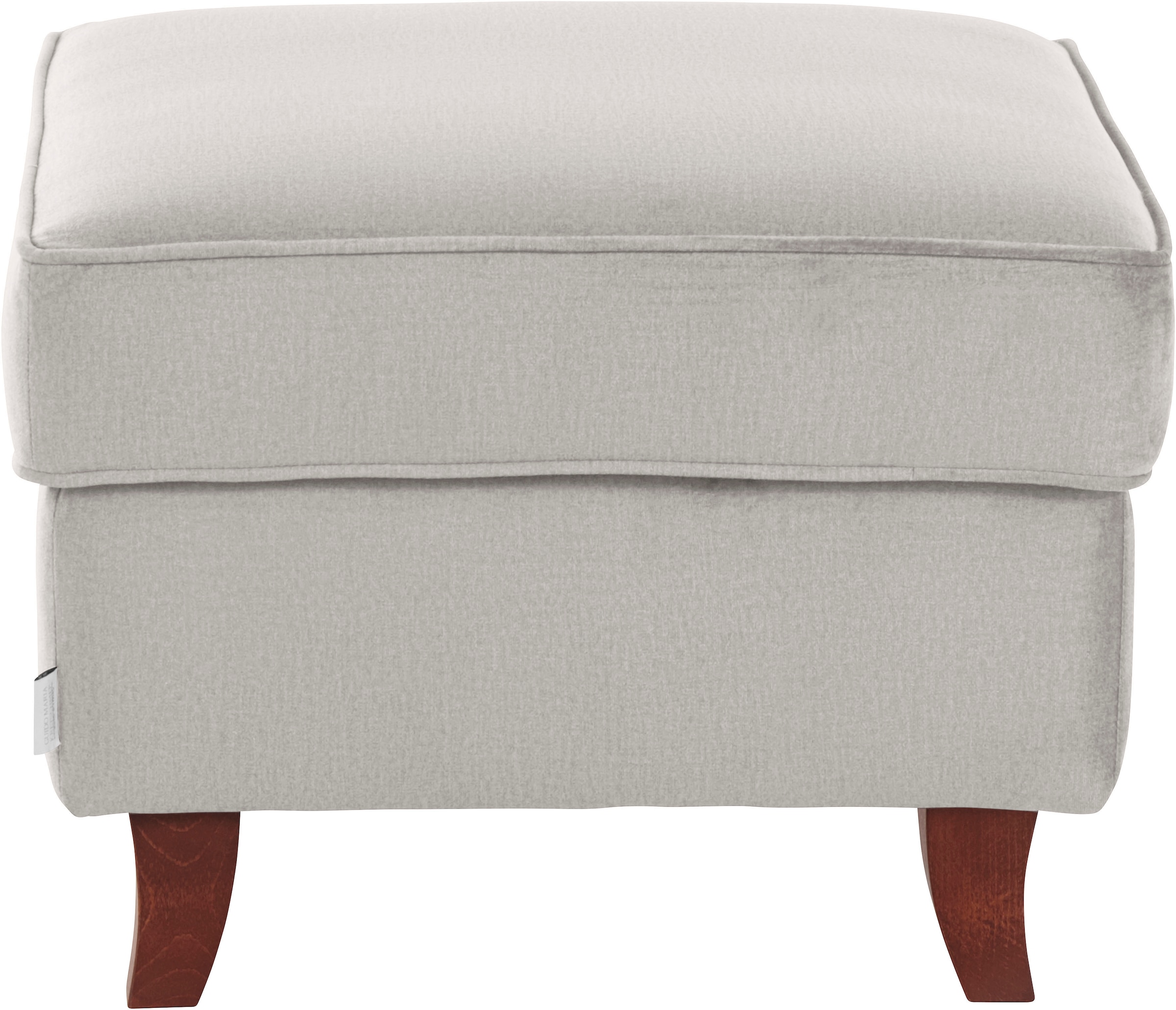 Home affaire Polsterhocker »Reims« echte Chesterfield-Knopfheftung, Samtoptik mich changierender Optik