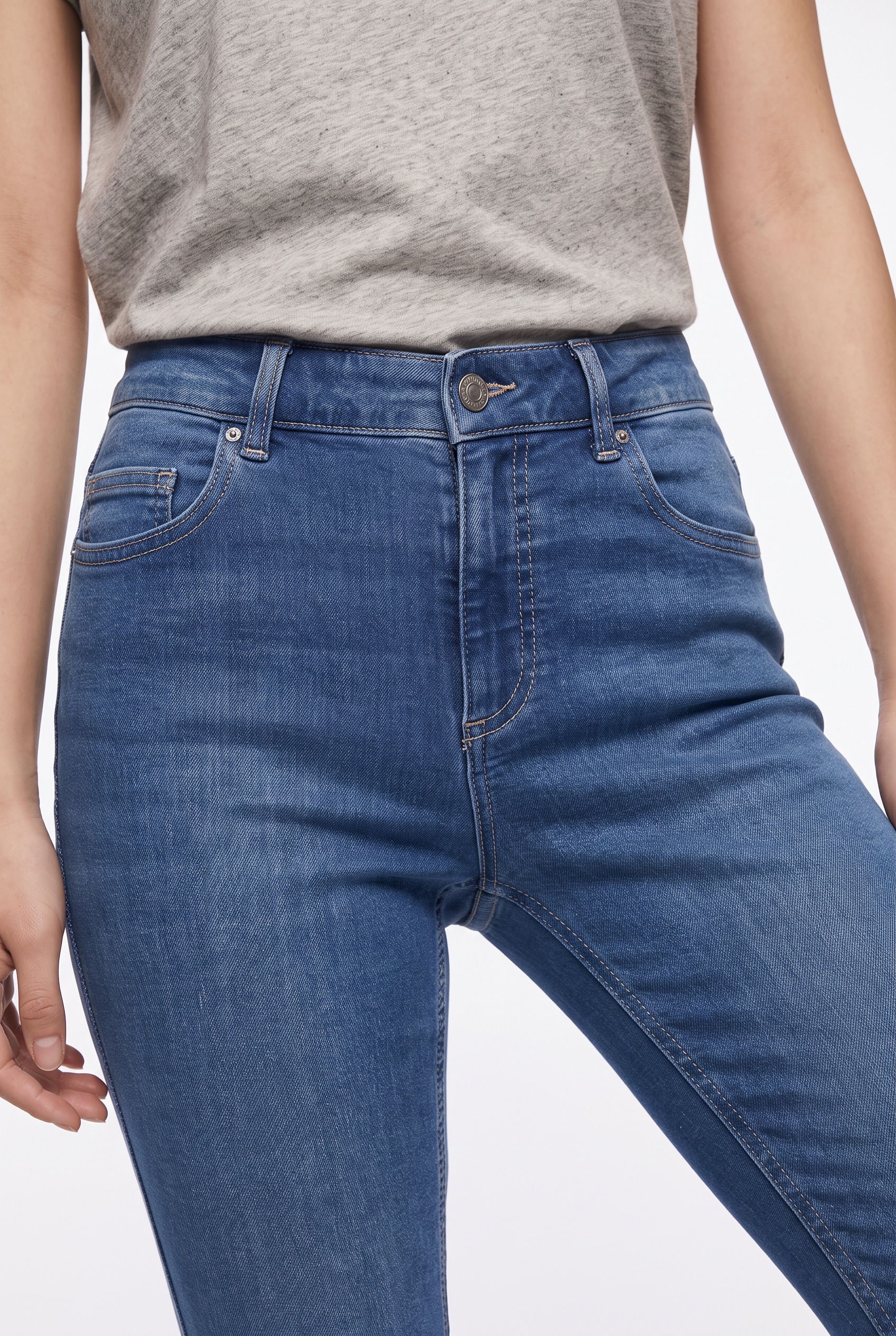 ONLY Skinny-fit-Jeans »ONLSIW MID WAIST JOGG SK DNM« Baumwollmischung, mid waist