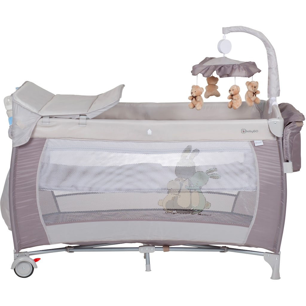 BabyGo Baby-Reisebett »Sleeper Deluxe, beige«