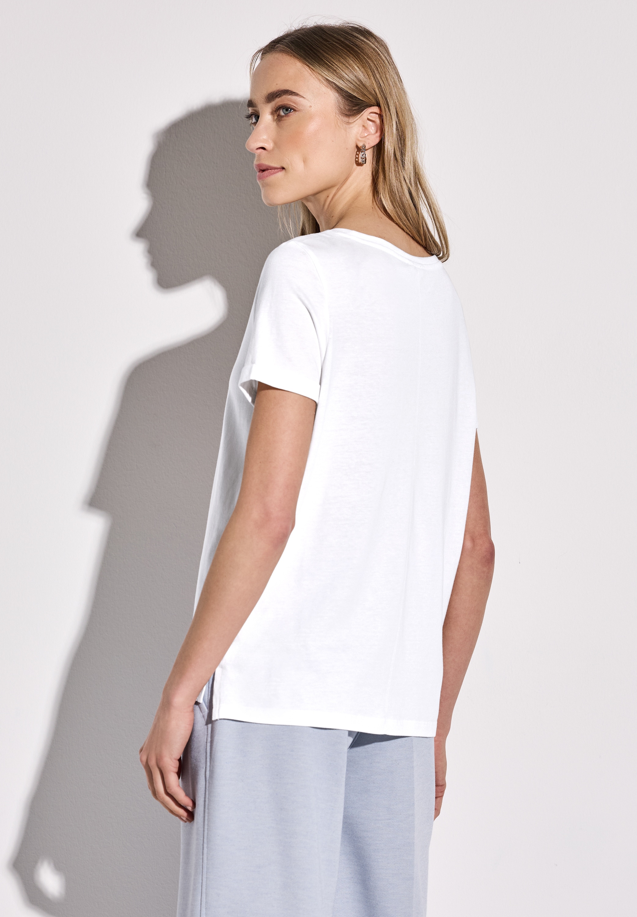 STREET ONE T-Shirt, mit Rundhalsausschnitt
