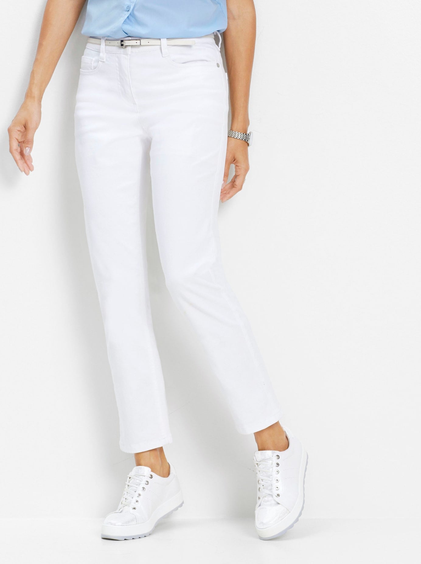 Inspirationen Women's Jeans White 40