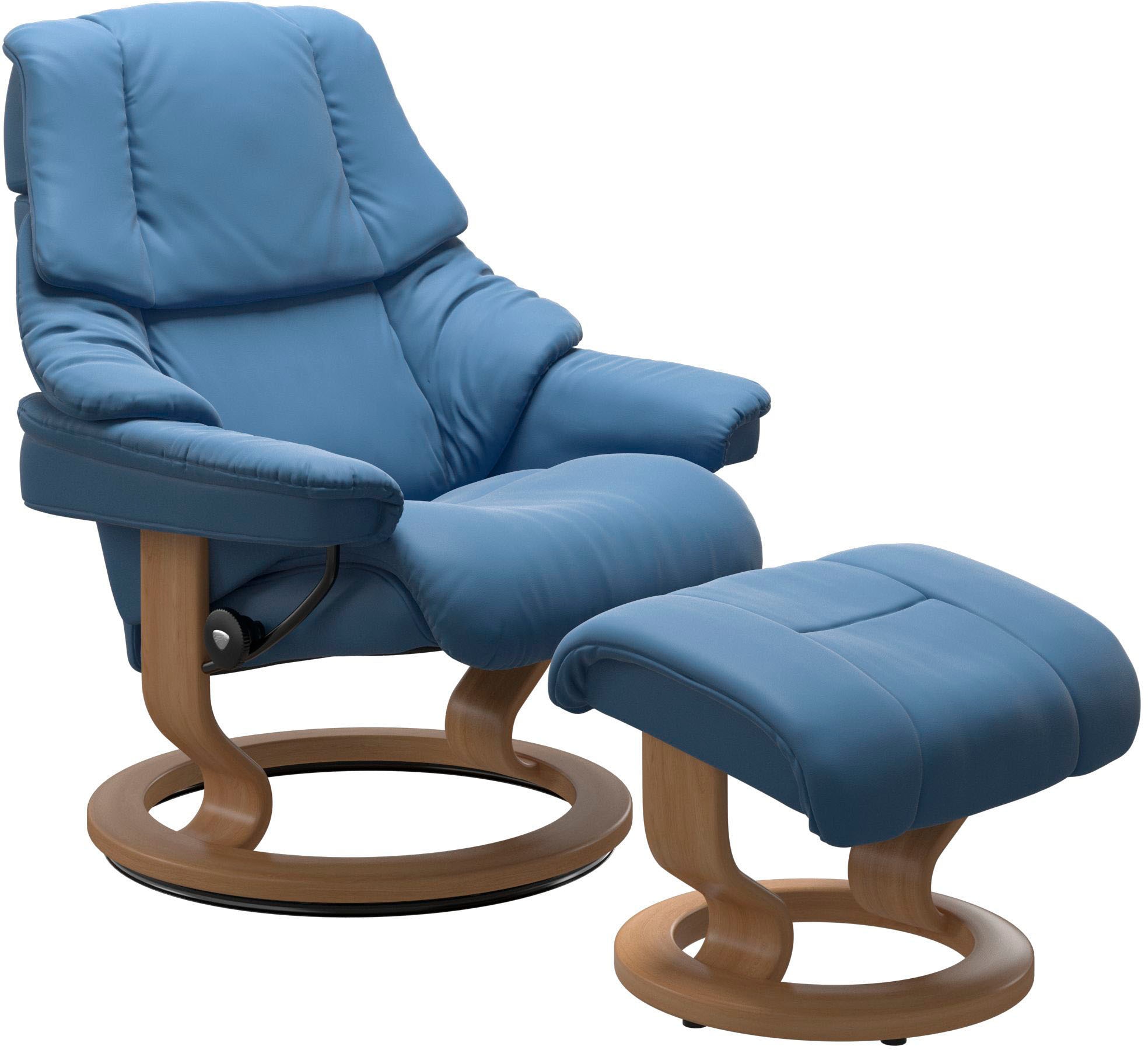 Stressless Fußhocker "Reno", mit Classic Base, Gestell Eiche günstig online kaufen