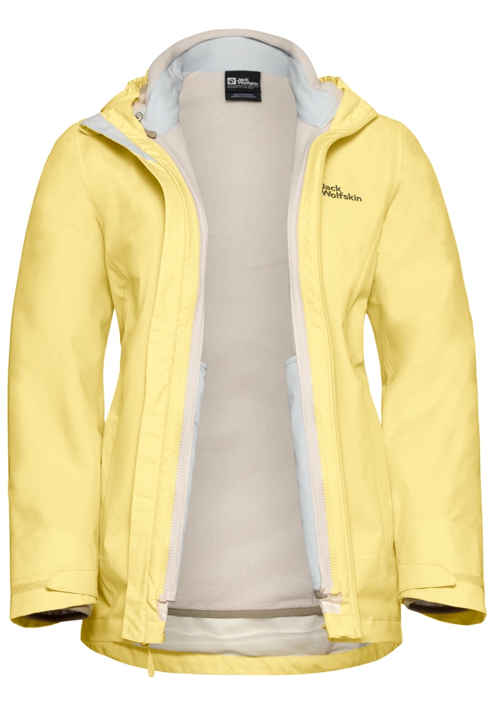 Jack Wolfskin 3-in-1-Funktionsjacke »MOONRISE 3IN1 JKT W«, mit Kapuze