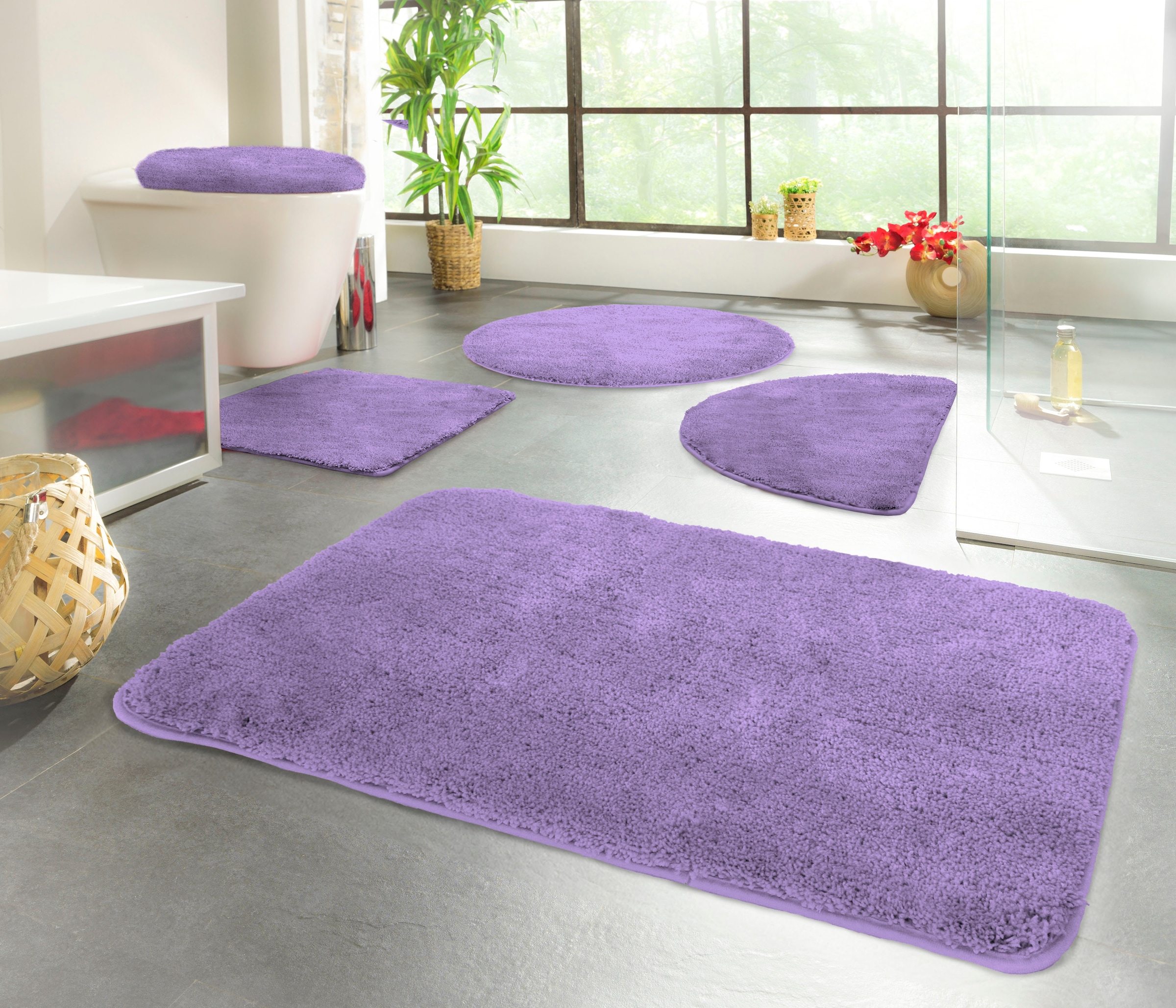 KiNZLER Badematte "Chaozhou" Höhe 20 mm rutschhemmend beschichtet fußbodenh günstig online kaufen