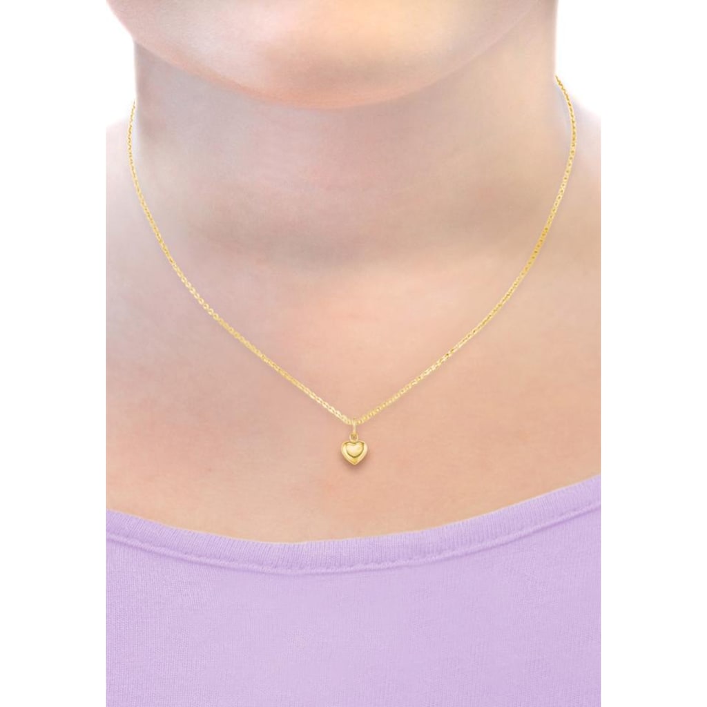 Amor Kette mit Anhänger »Little Golden Heart, 2013969«, Made in Germany