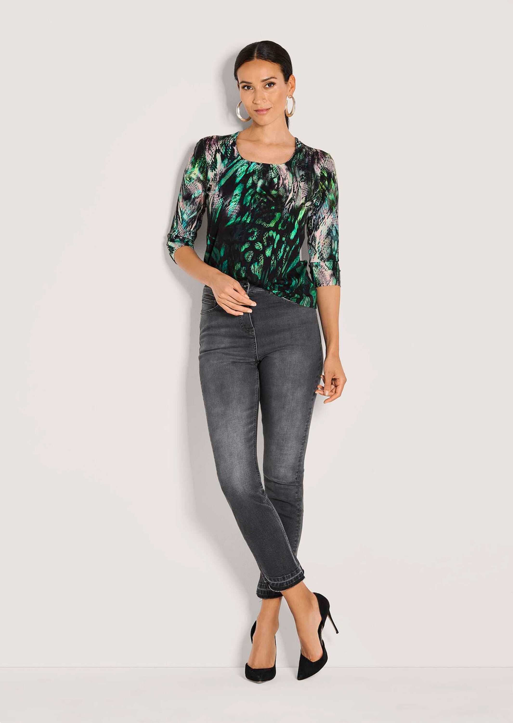 MADELEINE Langarmshirt »Blusenshirt Elegantes Shirt mit All-Over-Print«