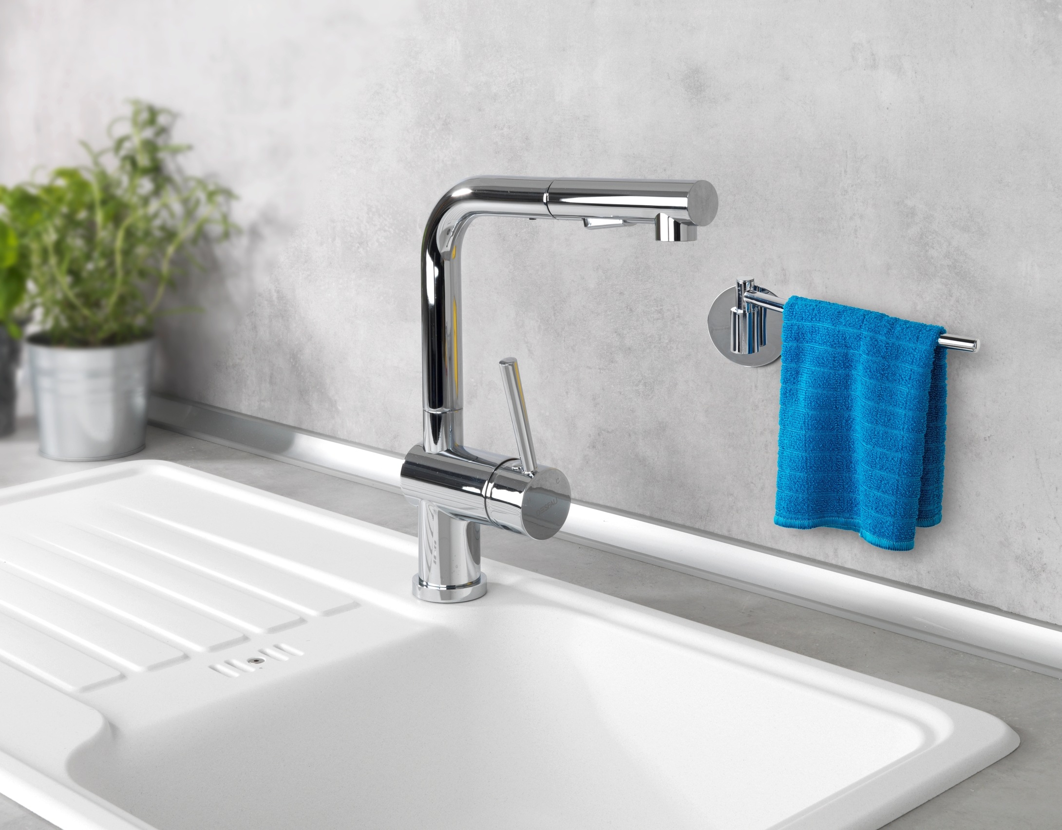 WENKO Spültuchhalter "Modell Turbo-Loc" Halterung für Spül- und Geschirrtüc günstig online kaufen