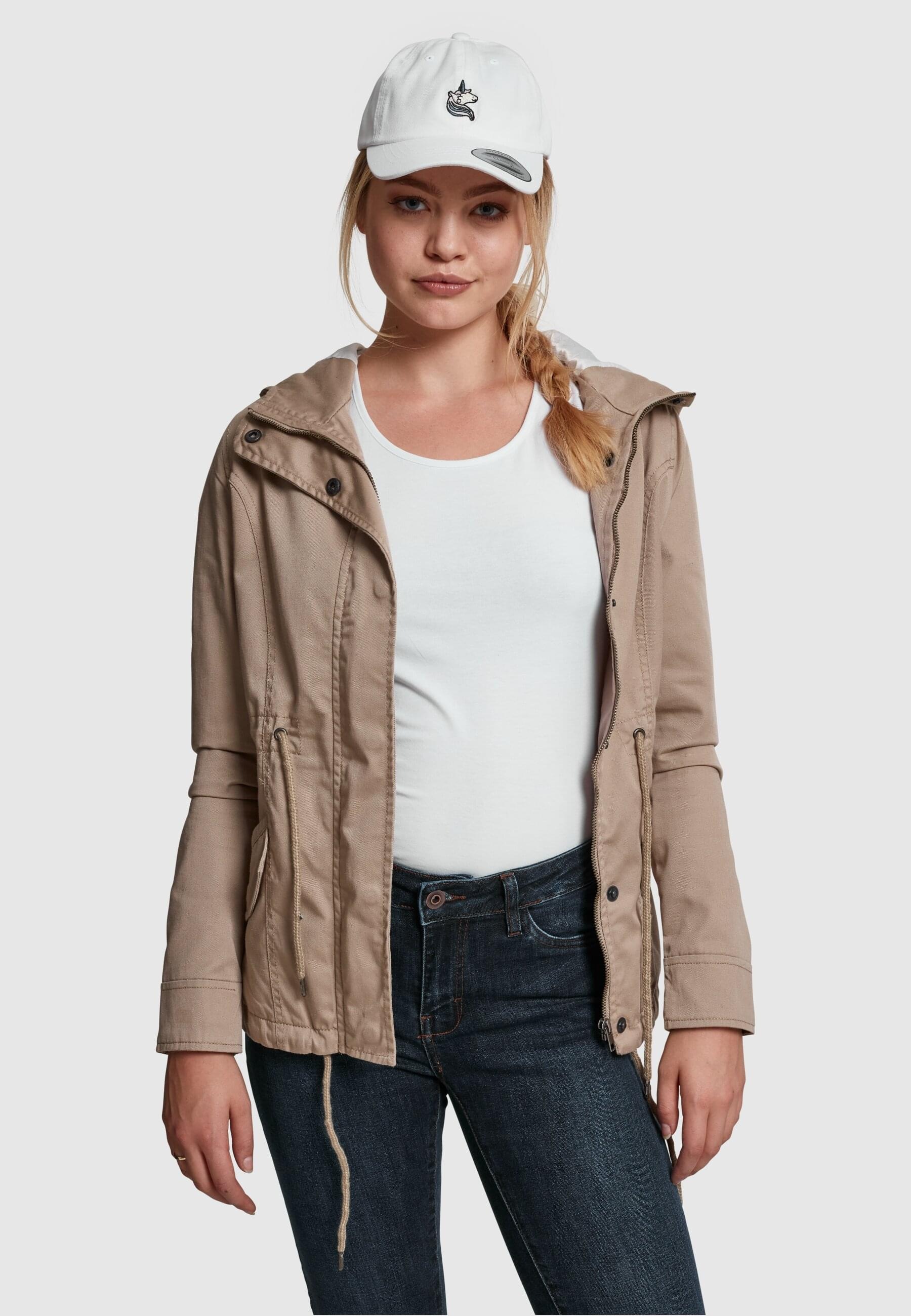 URBAN CLASSICS Winterjacke »Urban Classics Damen Ladies Basic Cotton Parka«, (1 St.), mit Kapuze