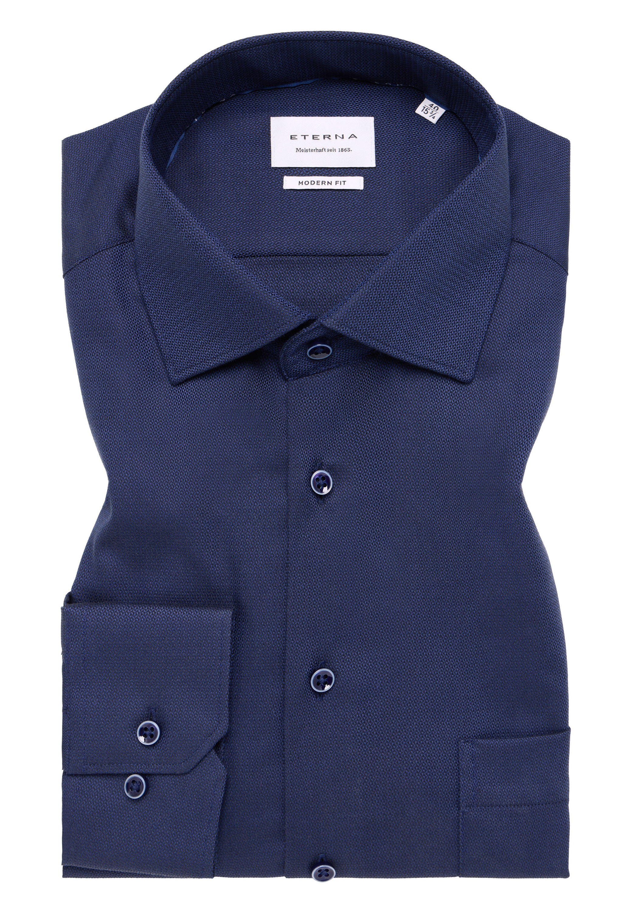 Eterna Langarmhemd »MODERN FIT«, NON IRON (bügelfrei)