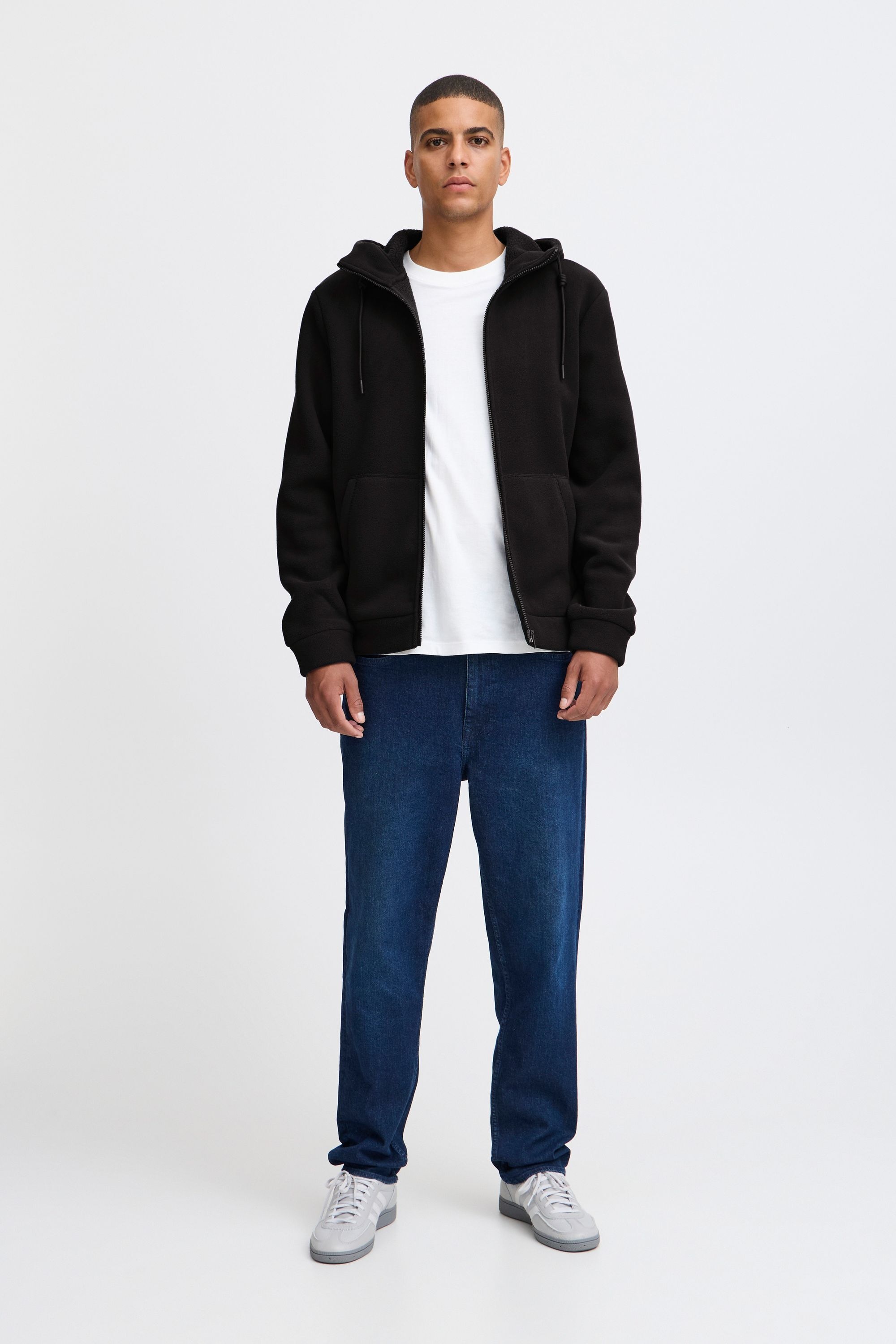 Sweatjacke BLEND "Sweatjacke BHSweatshirt", Herren, Gr. S, schwarz, Obermaterial: 100% Polyester PES., Sweatjacken Sweatjacke 2