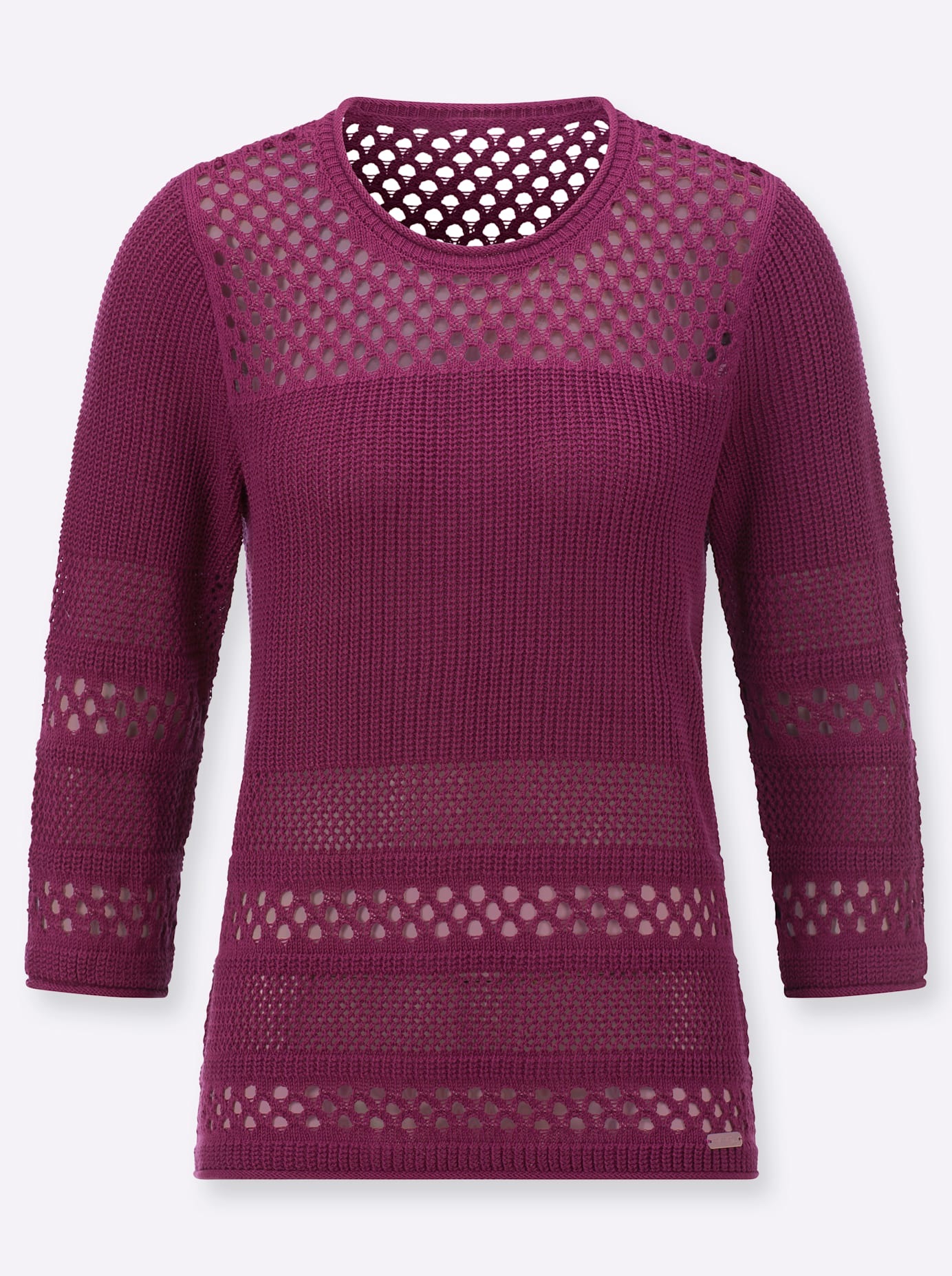 Thumbnail - Casual Looks 3/4 Arm-Pullover "Ajour-Pullover"