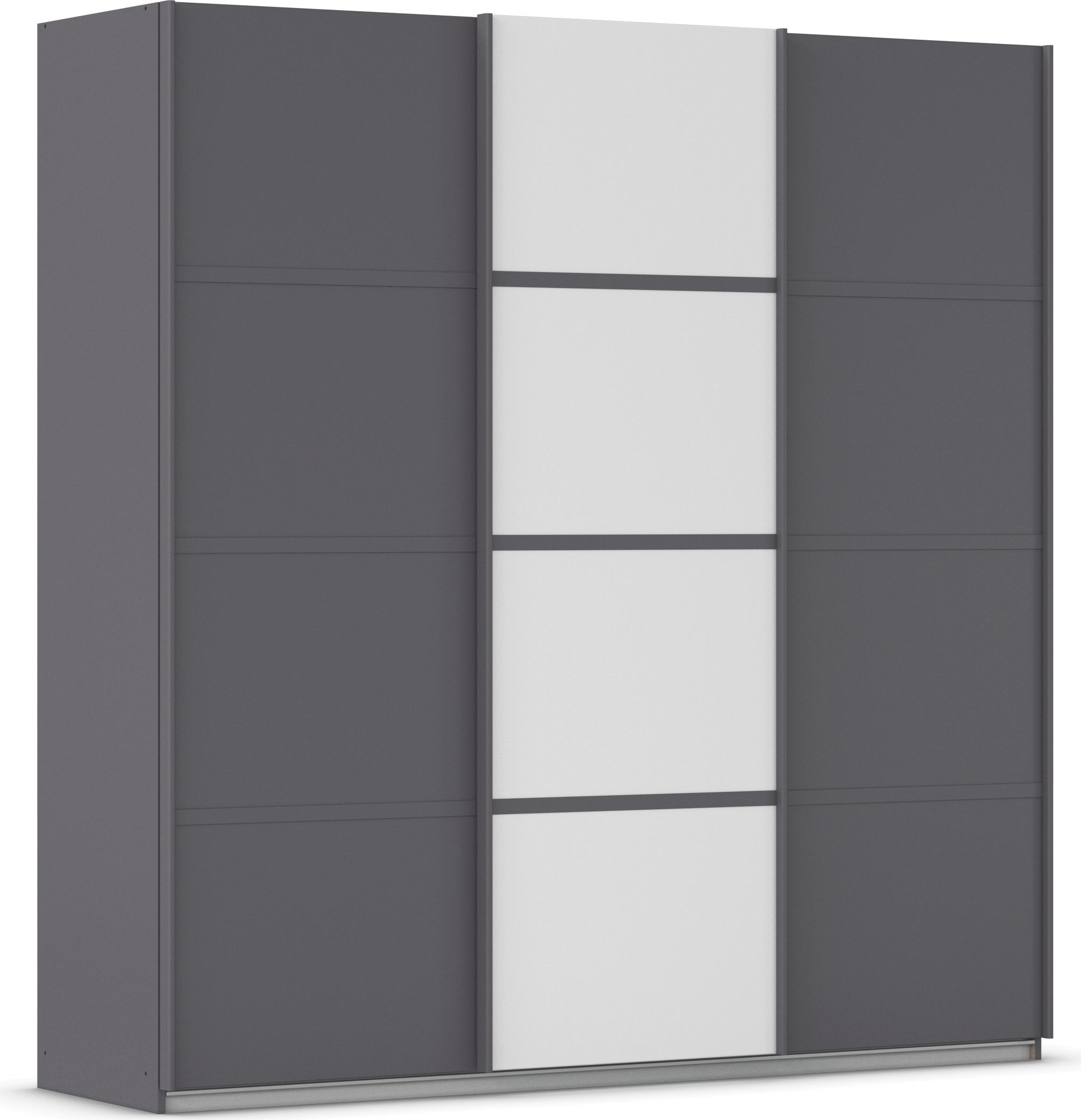 OTTO home Kleiderschrank "Mehrzweckschrank Aktenschrank Möbel Mietswohnung Schlafzimmer AVOLA" 3 verschiedene Ausstattungen BASIC/CLASSIC/PREMIUM (inkl. SOFT-CLOSE), mit eleganten Zierleisten in Chrom, Schwarz oder Weiß MADE IN GERMANY