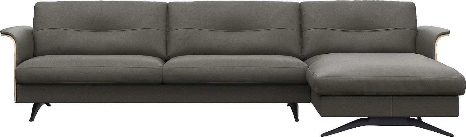 FLEXLUX Ecksofa "Glow, super bequem durch hochwertigem Sitzaufbau mit Feder günstig online kaufen