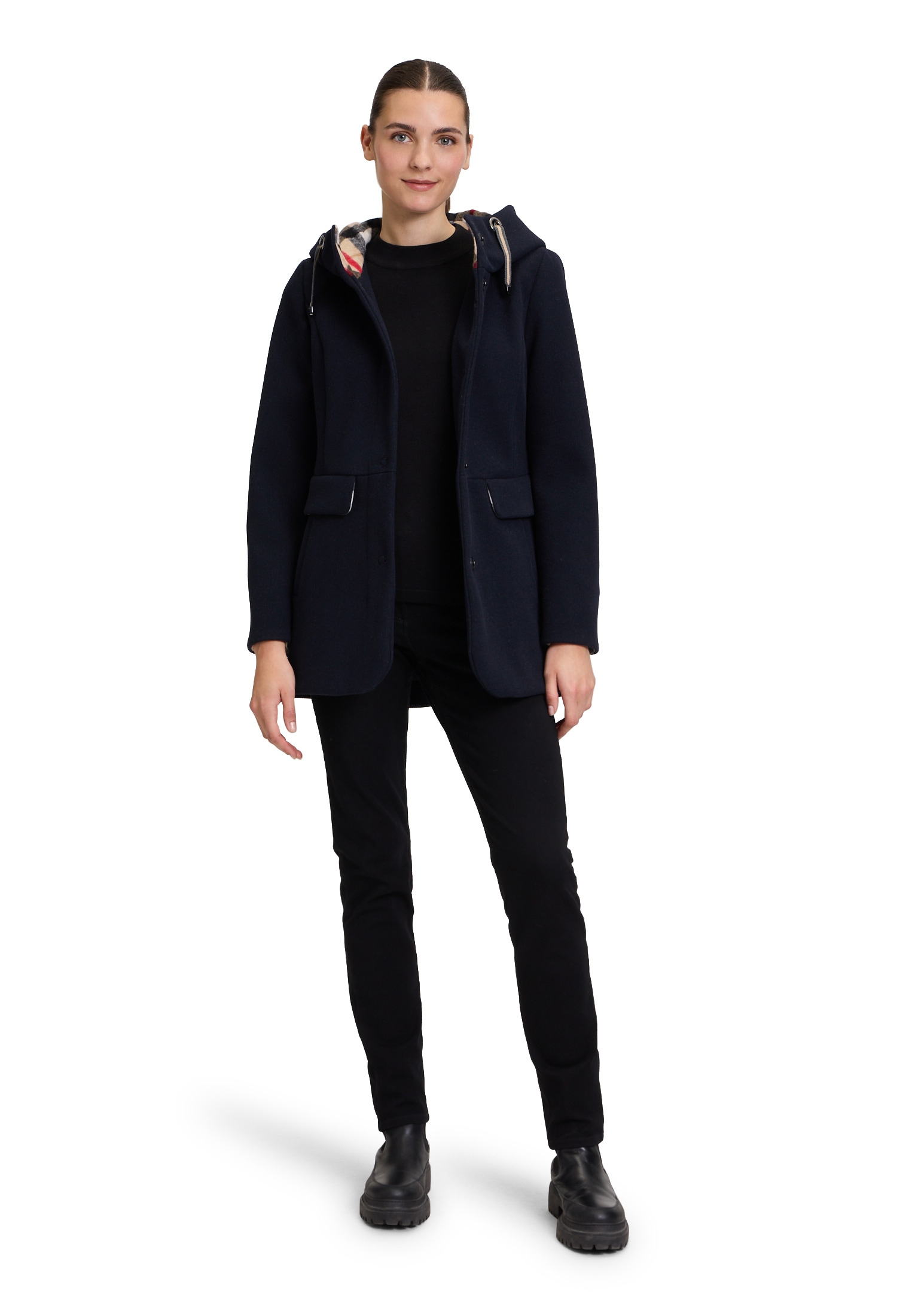 Amber & June Winterjacke »Amber & June Winterjacke mit Kapuze«, mit Kapuze