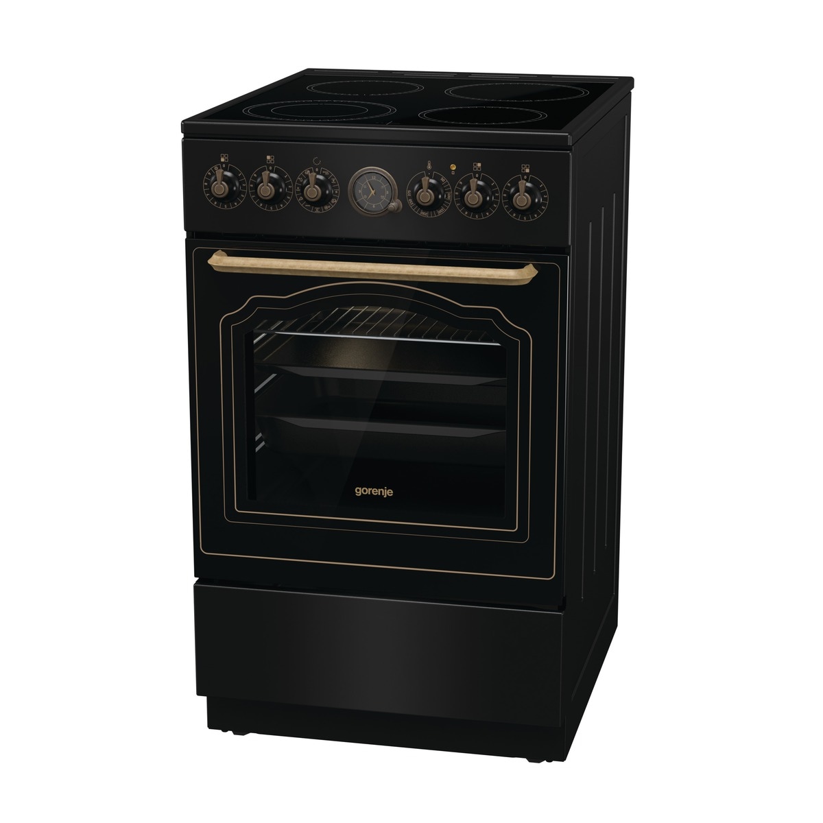 GORENJE Elektro-Standherd »GECS5B70CLB«, Aqua Clean