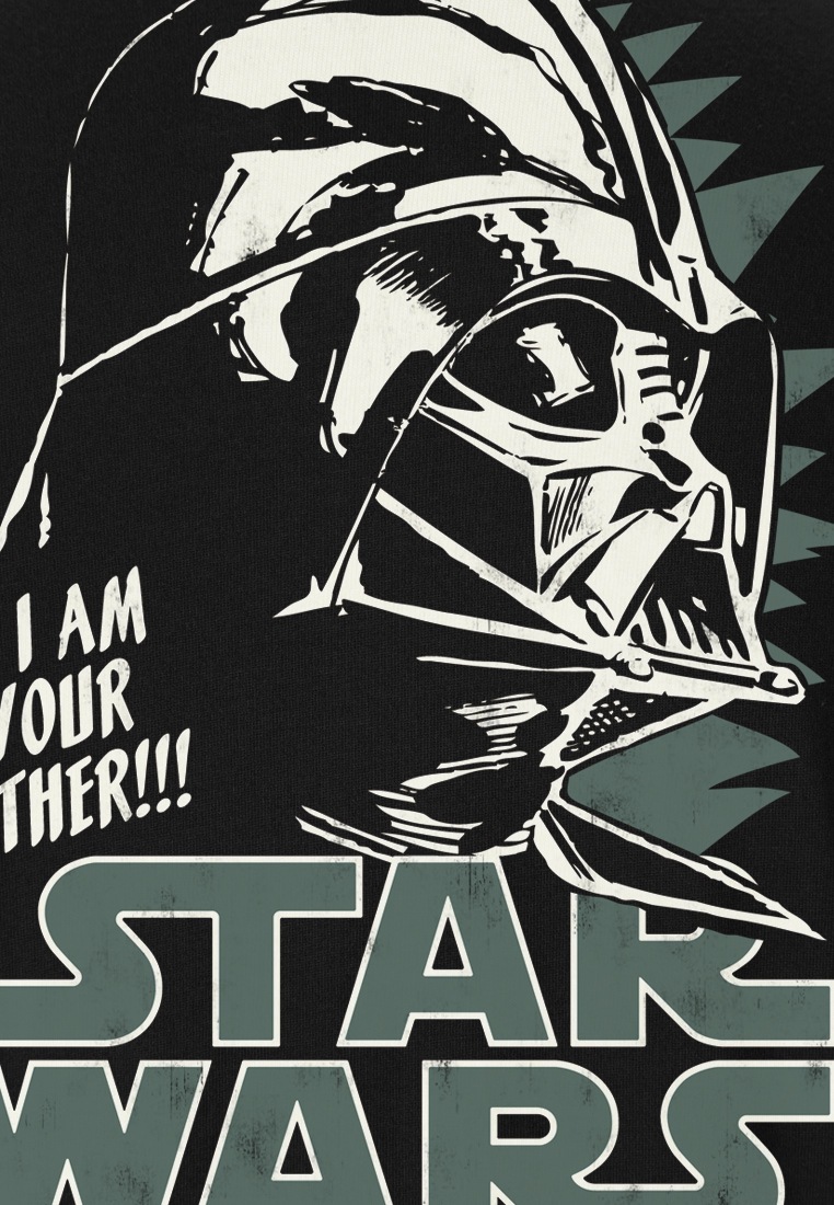 LOGOSHIRT T-Shirt »Darth Vader - Krieg der Sterne«, mit Star Wars-Aufdruck