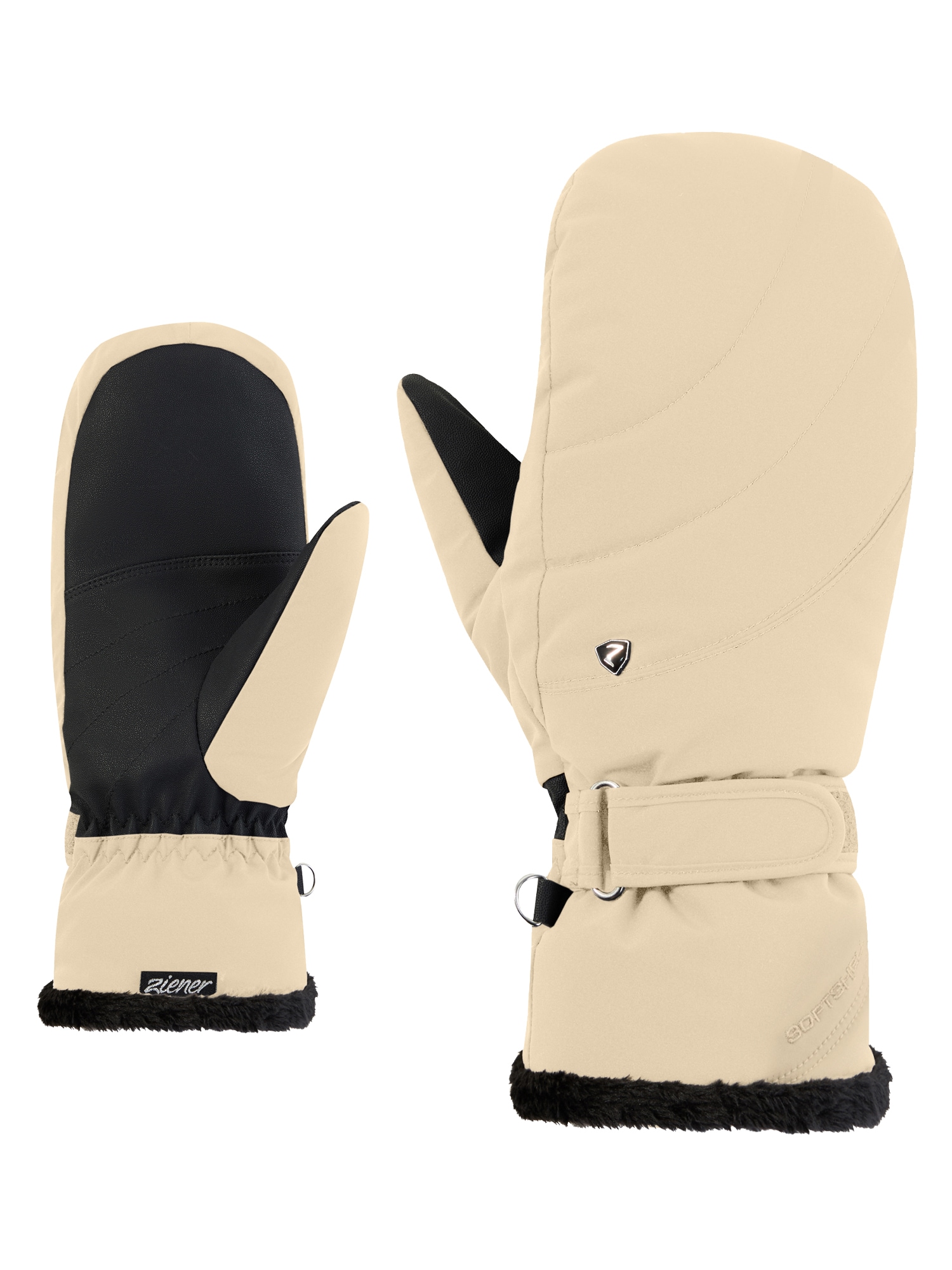 Ziener Fäustlinge "KEAKI-Z AQUASHIELD PrimaLoft DAMEN" wasserdicht, winddicht, atmungsaktiv, extra warm, Plüschfutter