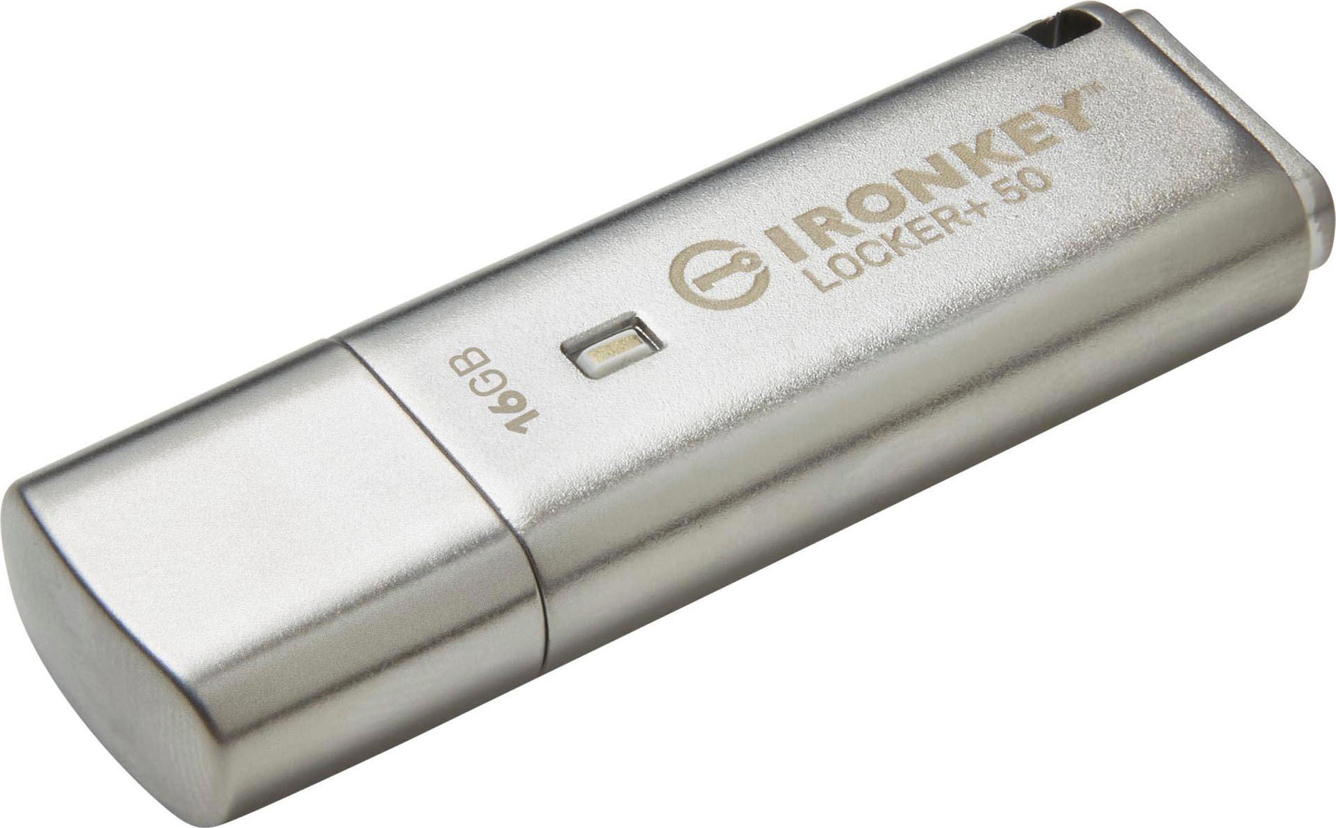 Kingston USB-Stick »IRONKEY LOCKER+ 50 16GB«, (USB 3.2 Lesegeschwindigkeit 145 MB/s)