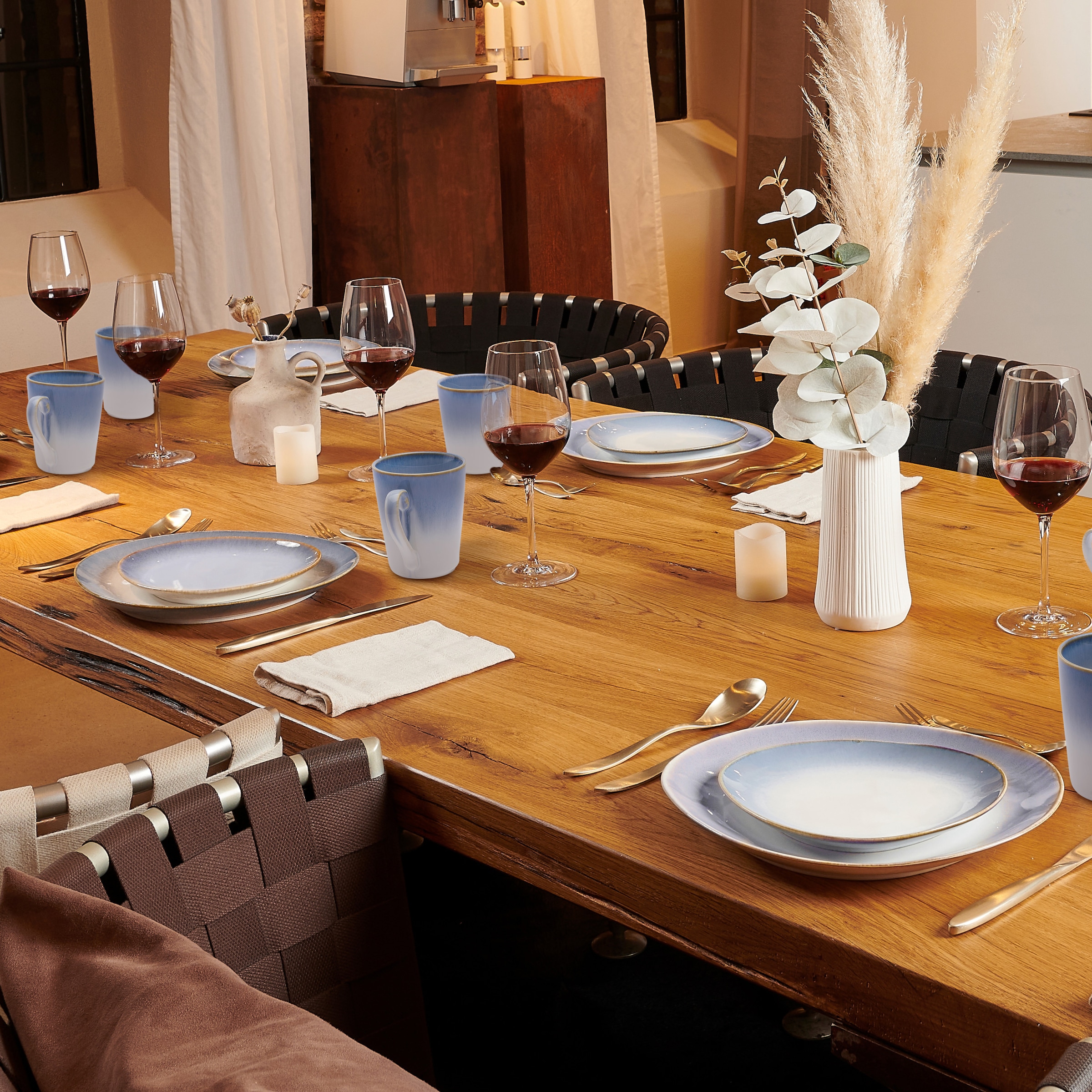 MÄSER Servierschale »LA SINFONIA, Servierschalen-Set, Steinzeug« 2 Stk. aus Steinzeug