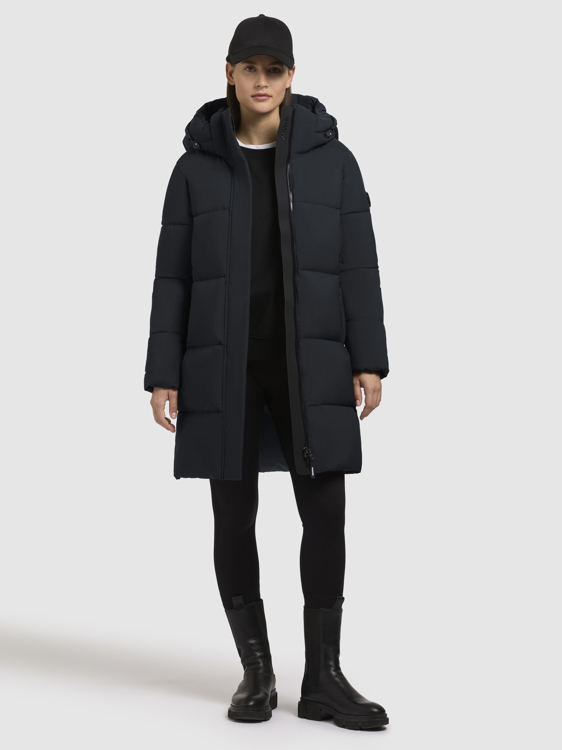 khujo Steppjacke »HAYA MATT«, mit Kapuze
