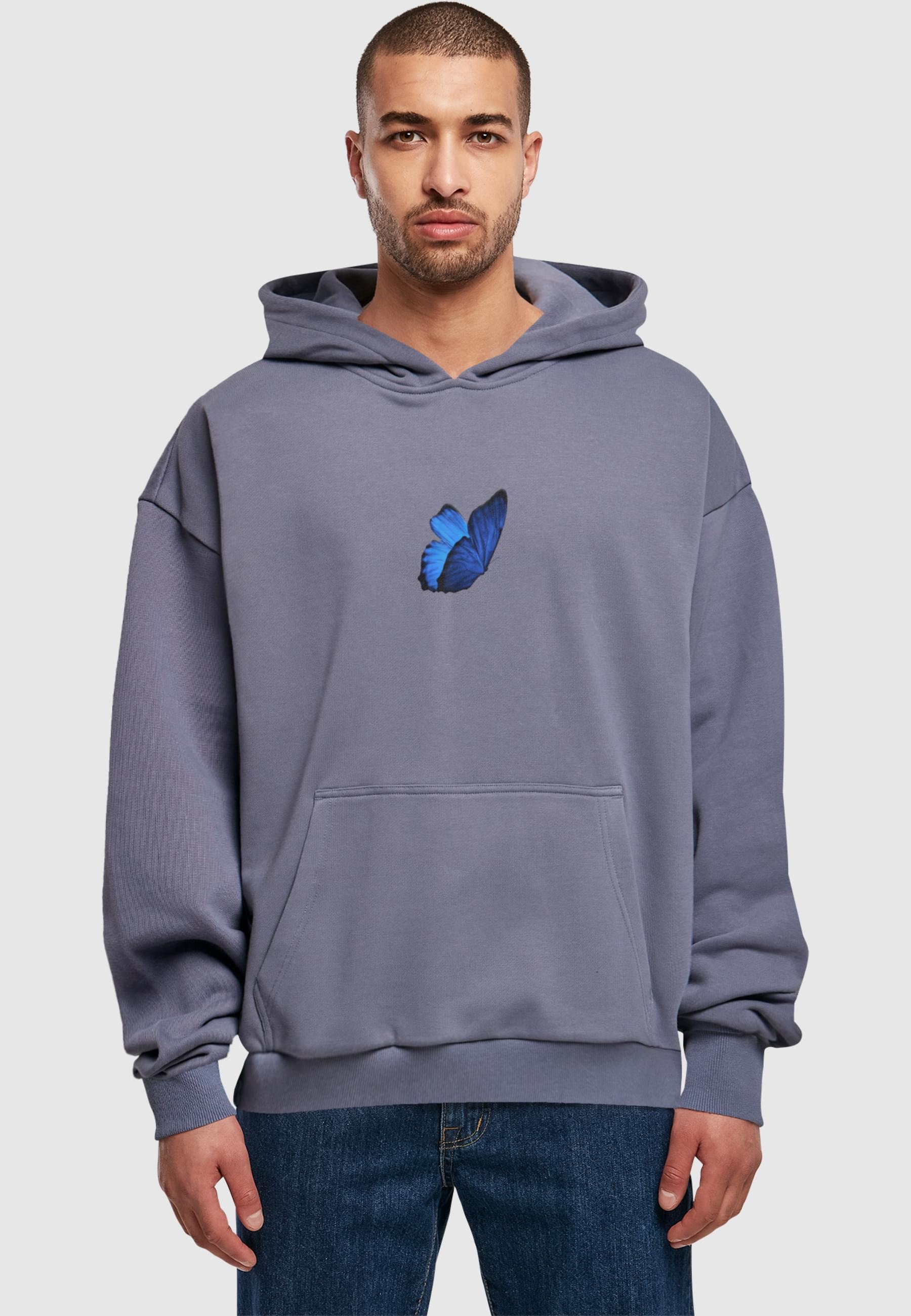 MisterTee Sweatshirt »MisterTee Unisex Le Papillon Heavy Oversize Hoody«, (1 tlg.)