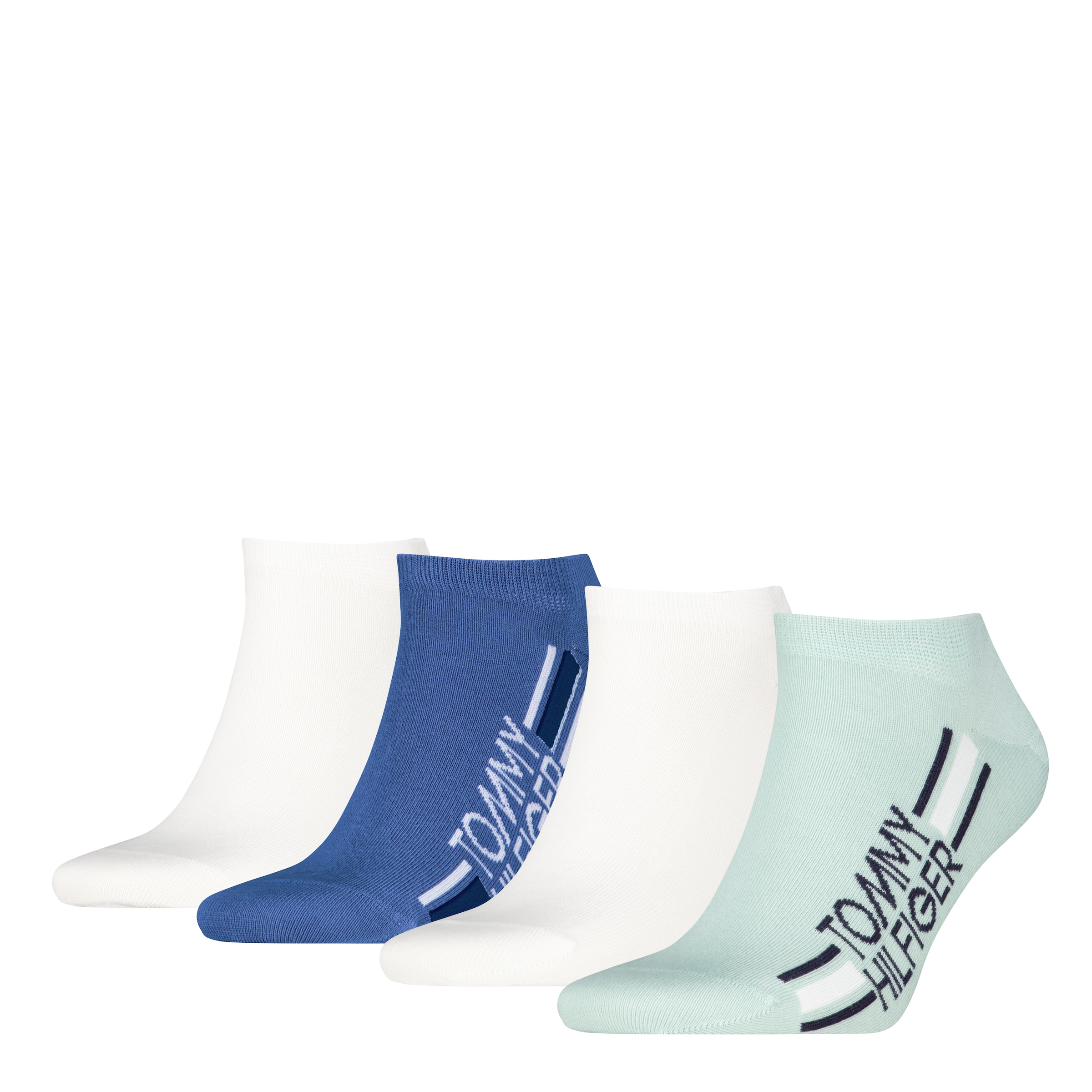 Tommy Hilfiger Sneakersocken "TH MEN SNEAKER 4P LOGO STRIPE ECOM" 4 Paar günstig online kaufen