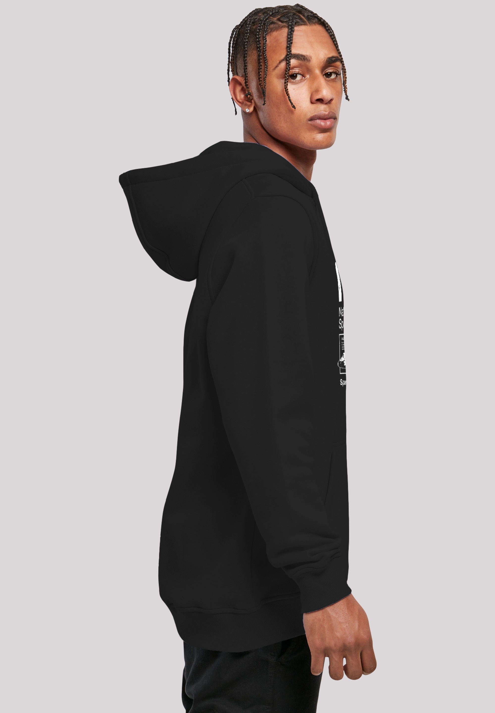 F4NT4STIC Sweatshirt »NASA Classic Space Shuttle Black«, Herren,Premium Merch,Slim-Fit,Kapuzenpullover,Bedruckt