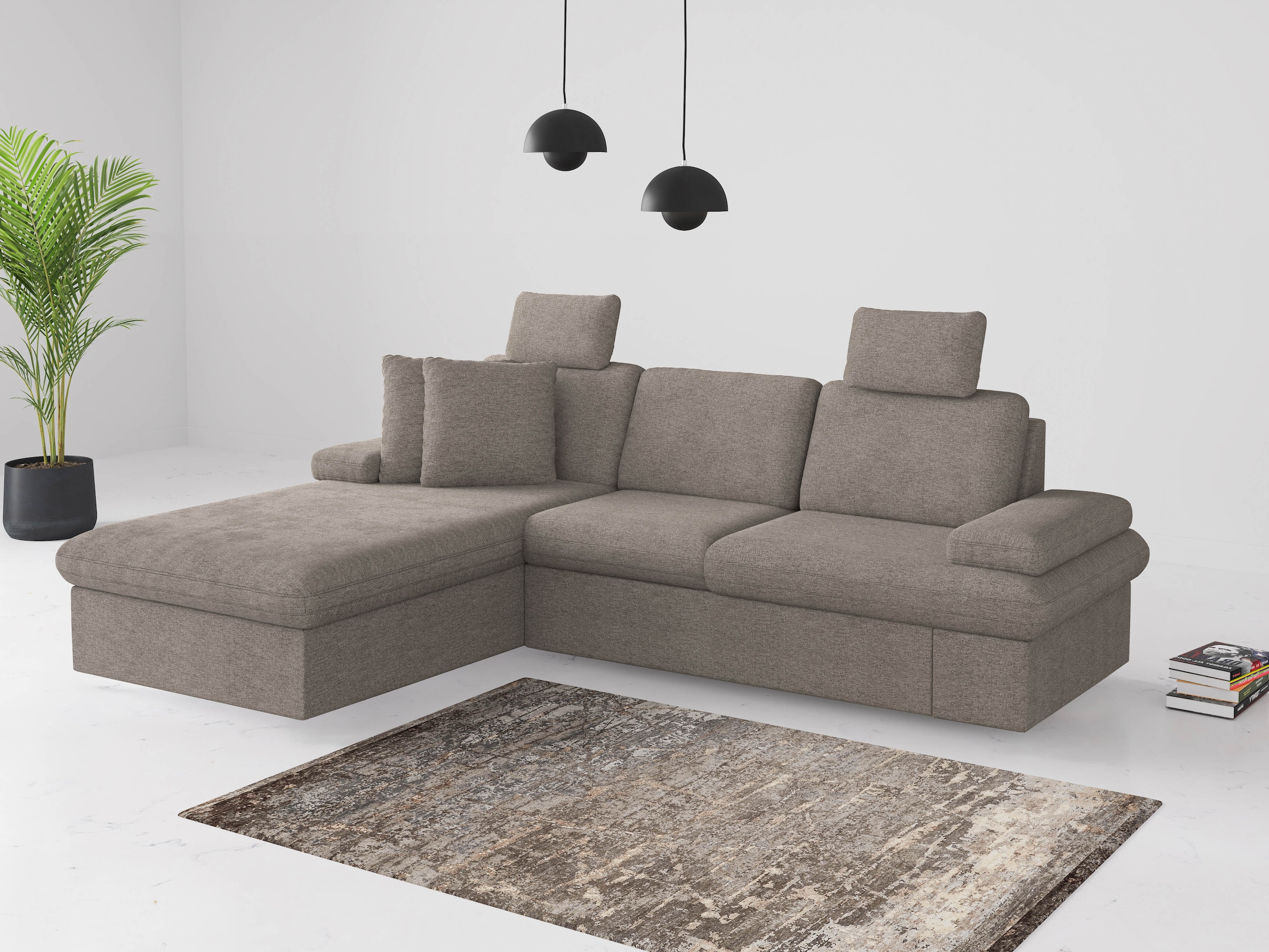 sit&more Ecksofa "Moreno", mit Armteilverstellung,wahlweise mit Bettfunktio günstig online kaufen