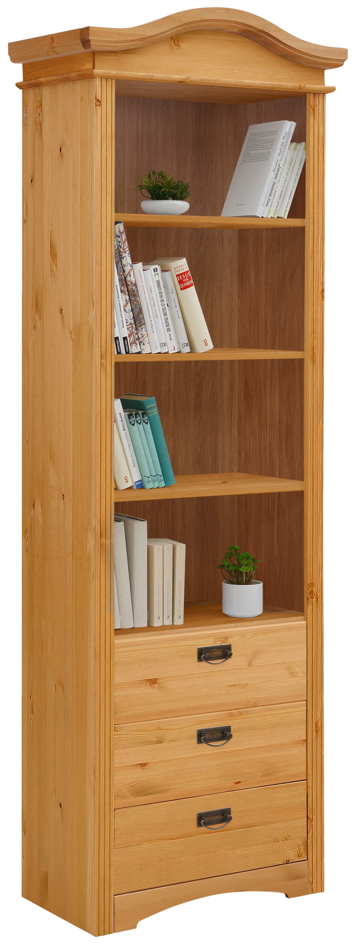 OTTO home Regal "Konrad" aus Massivholz, für Kinderzimmer, mit Metallgriffe günstig online kaufen