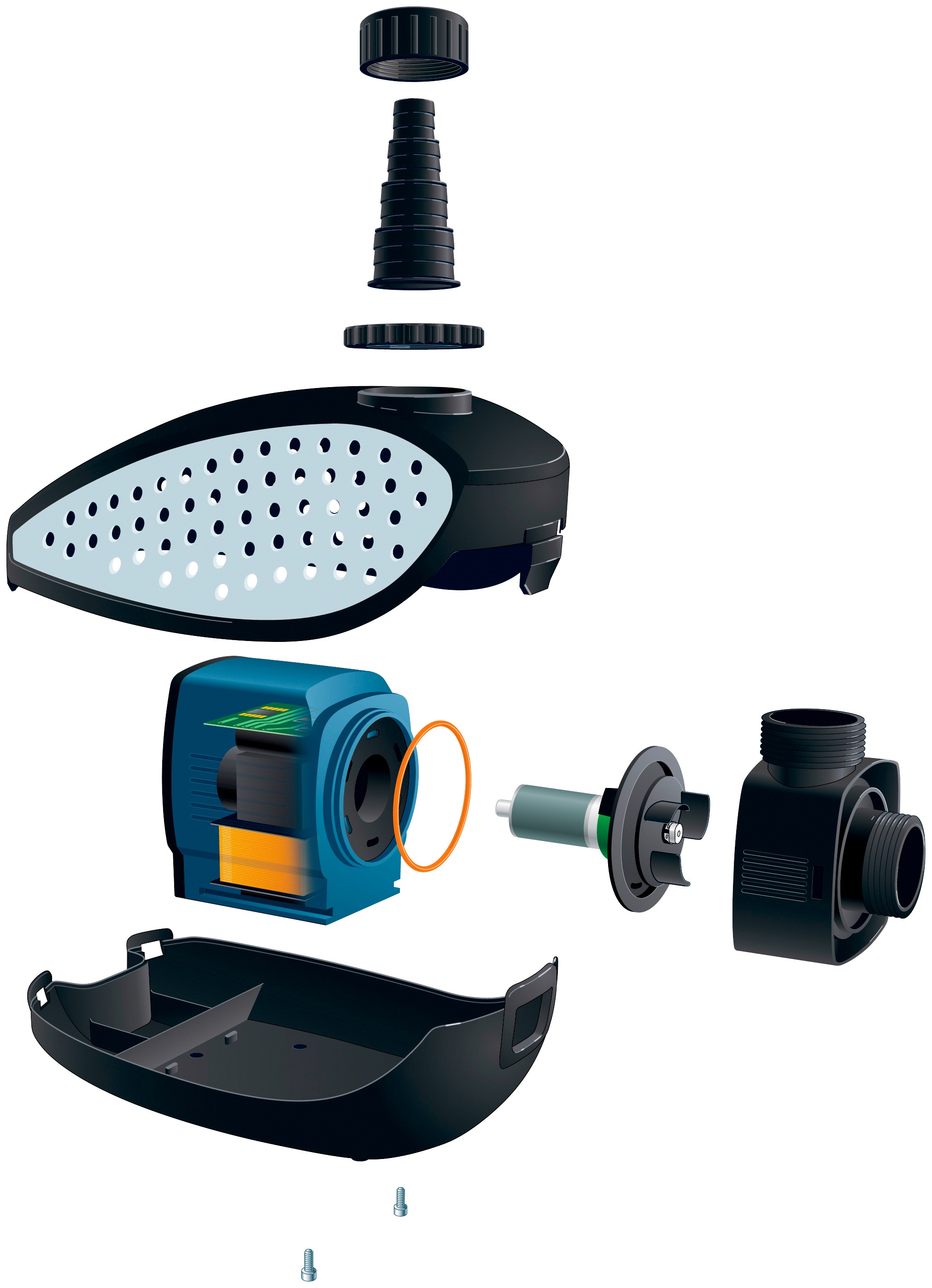 Filterpumpe UBBINK "Smartmax 10000Fi", schwarz, B:20cm H:17cm L:31cm, Pumpen, 9.350 l/h 2