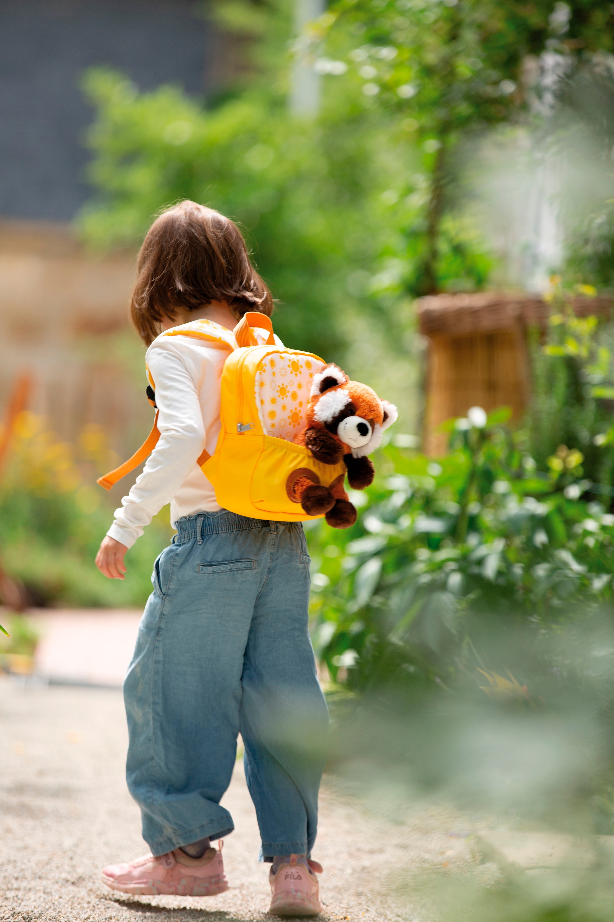 Nici Kinderrucksack »Travel Friends, Rucksack mit Plüsch Roter Panda, 25 cm«