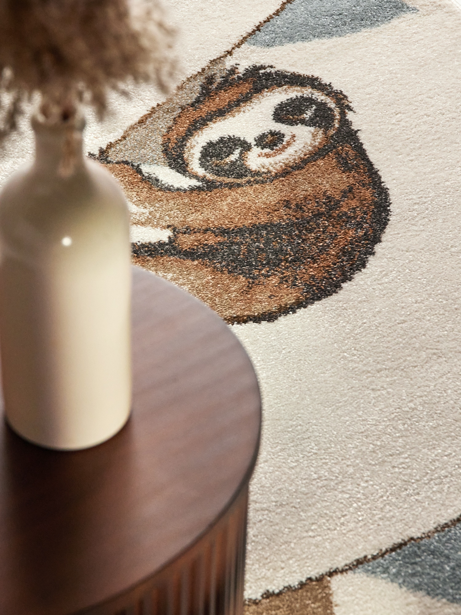 Villeroy & Boch Kinderteppich »Walk like an Elephant Rainbow Party« rechteckig 9 mm Höhe Spielteppich weich, Kinderzimmer, Boho Kids Spielunterlage, Tieremotiv