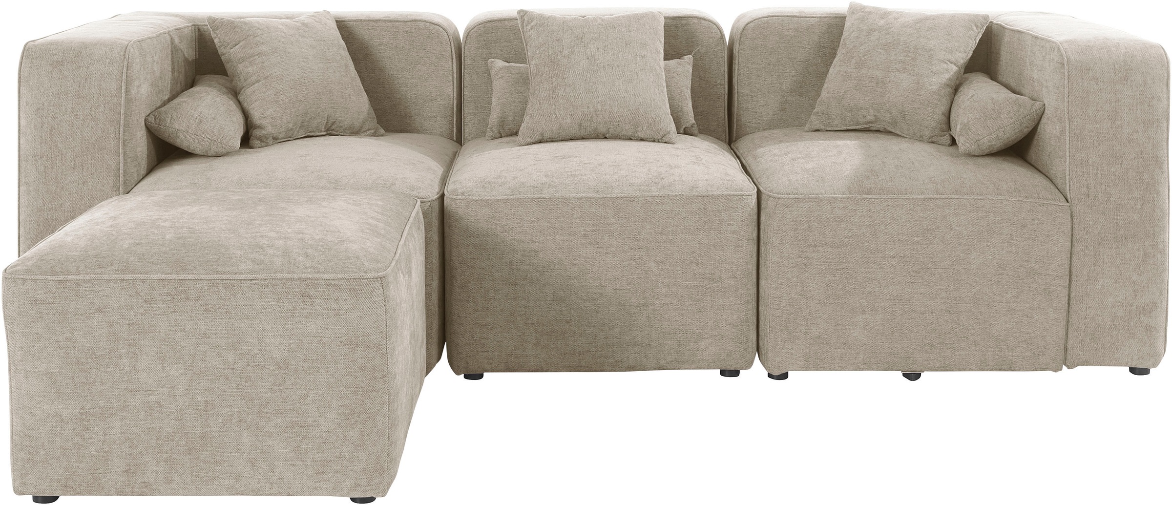 Home affaire 3-Sitzer "Sundstrup L-Form" Modulserie, individuelle Zusammens günstig online kaufen