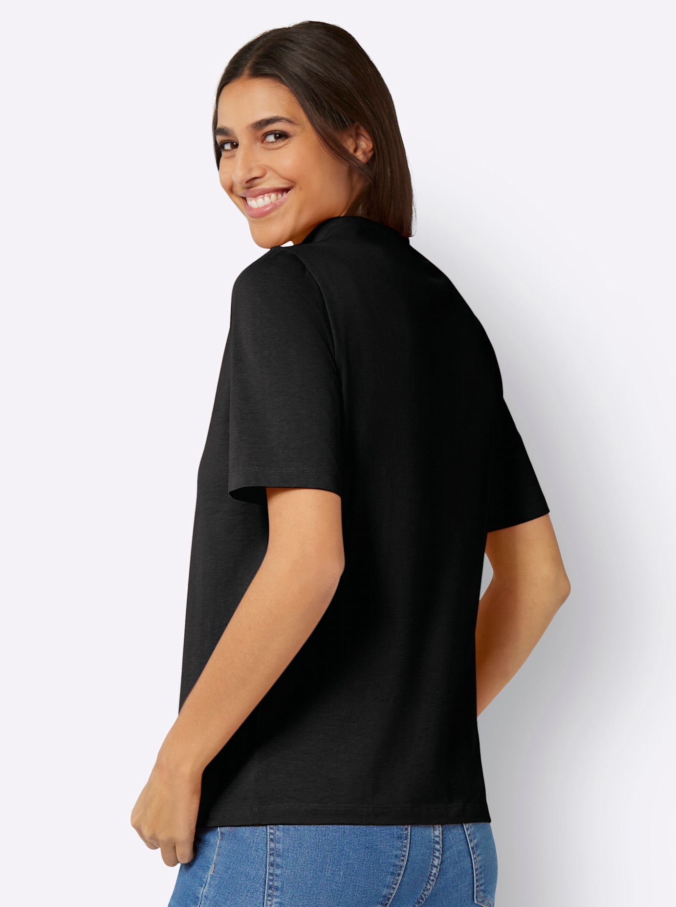 Classic Basics Kurzarmshirt "Kurzarm-Shirt" 1 Stk. tlg. günstig online kaufen
