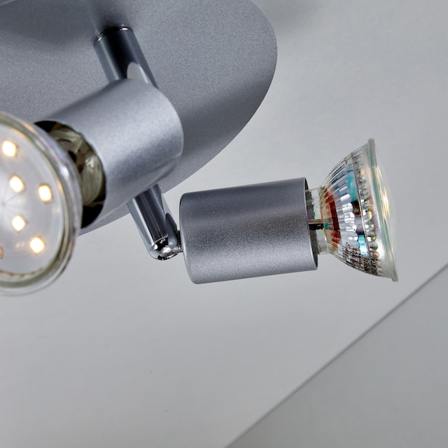 B.K.Licht LED Deckenspots »Lunis 3«, 3 flammig-flammig, LED Deckenleuchte  schwenkbar, inkl. 3W GU10 250LM GU10 warmweiß | BAUR
