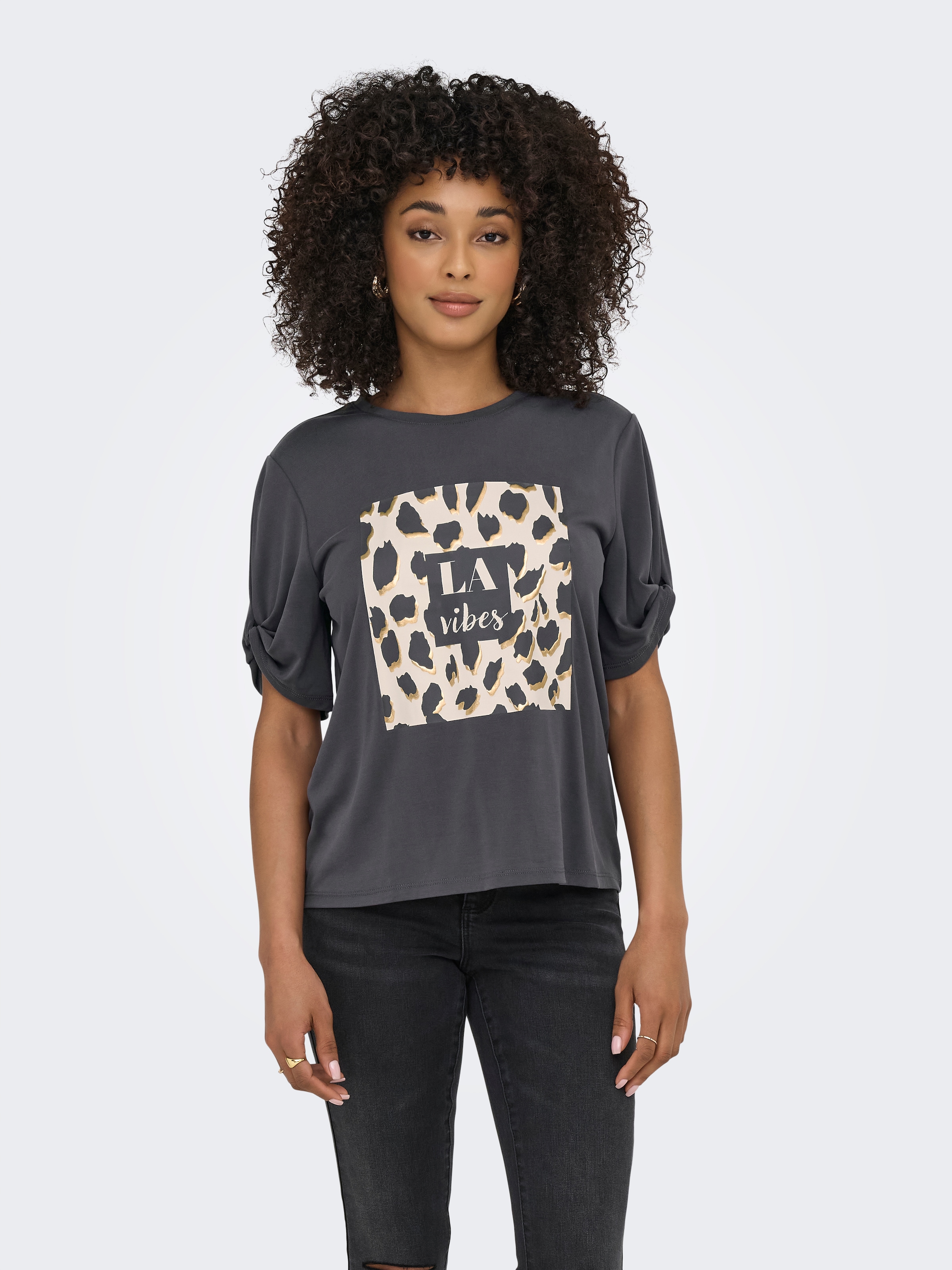 ONLY Kurzarmshirt »ONLFREE LIFE S/S CREATE TOP BOX JRS«